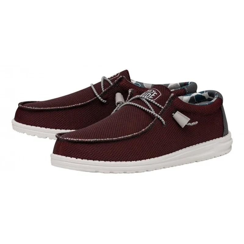 SCARPE DA UOMO WALLY SOX TRIPLE NEEDLE HEY DUDE