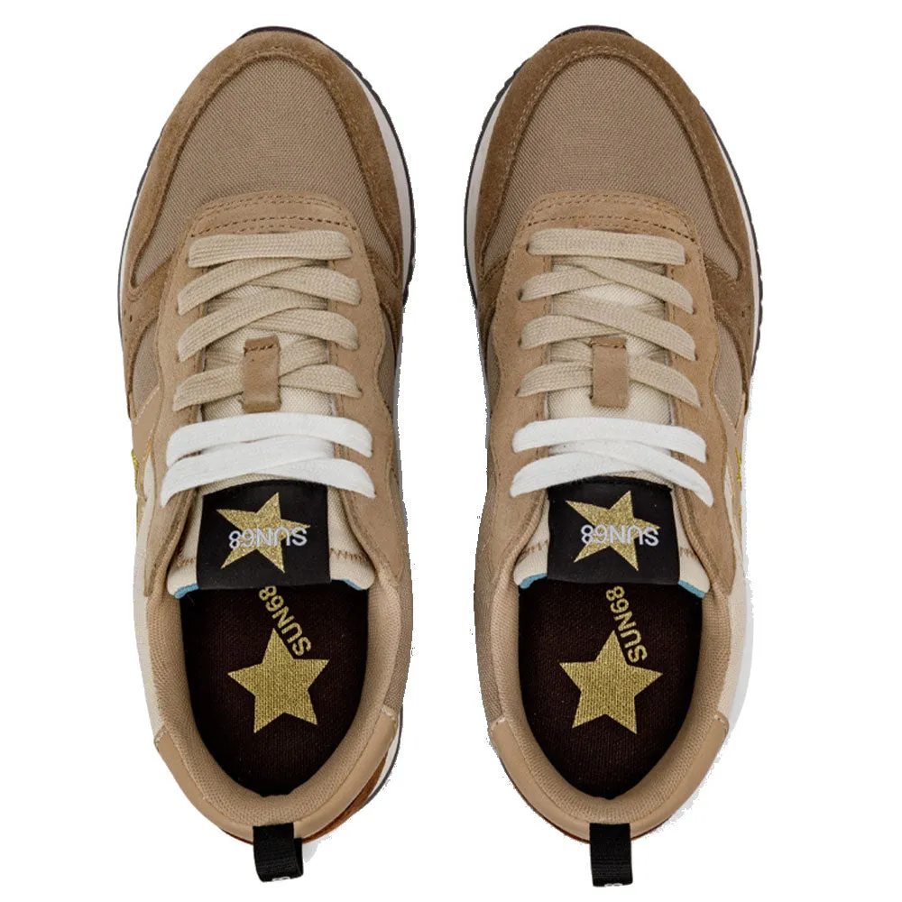 Scarpe Donna Sun68 Sneakers Stargirl Multicolor Colore Beige Scuro - Bianco Panna - Z43209