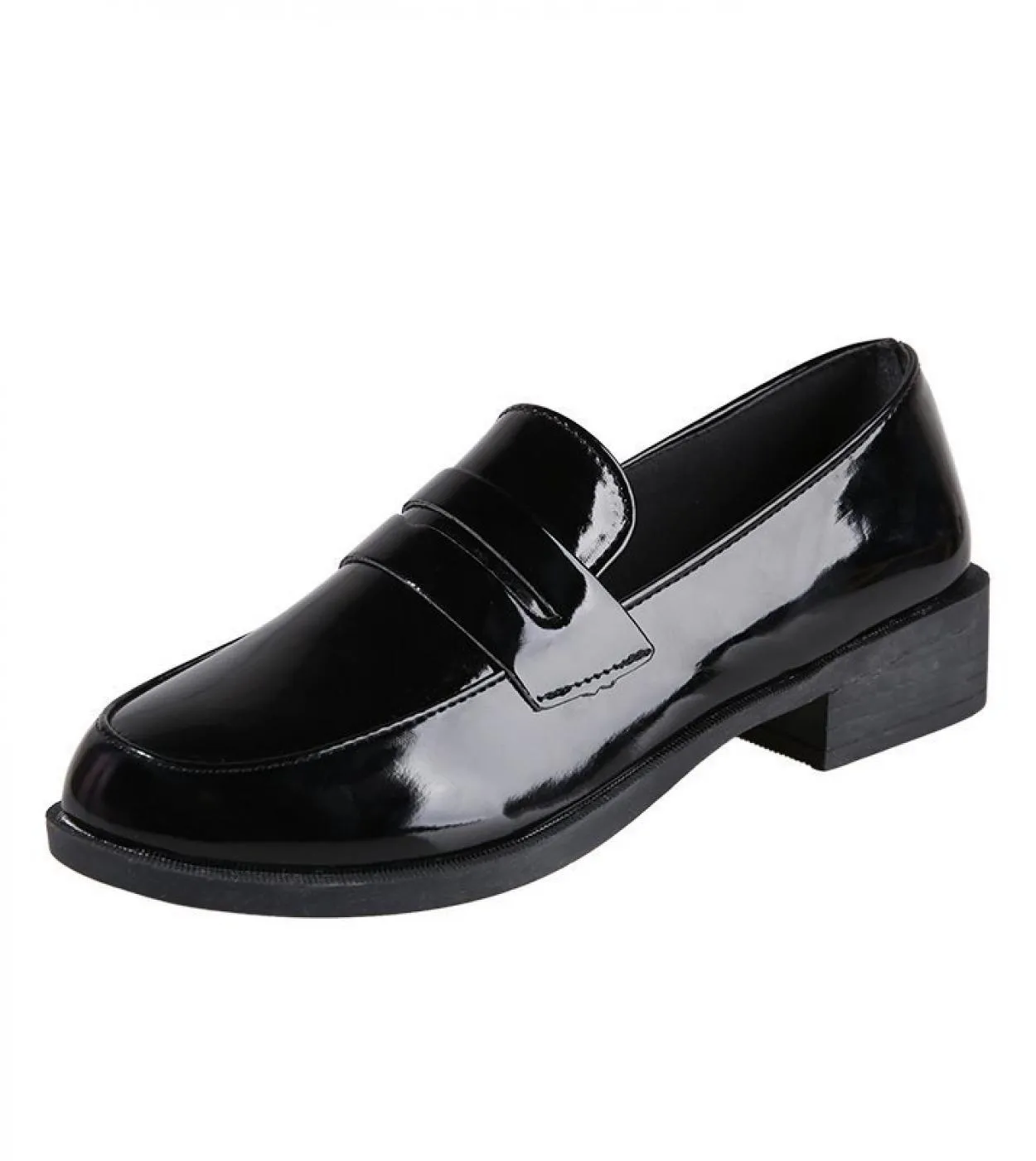 Scarpe in Vernice Donna Mocassini da Donna Scarpe con Tacco Mocassini in Pelle da Donna Décolleté