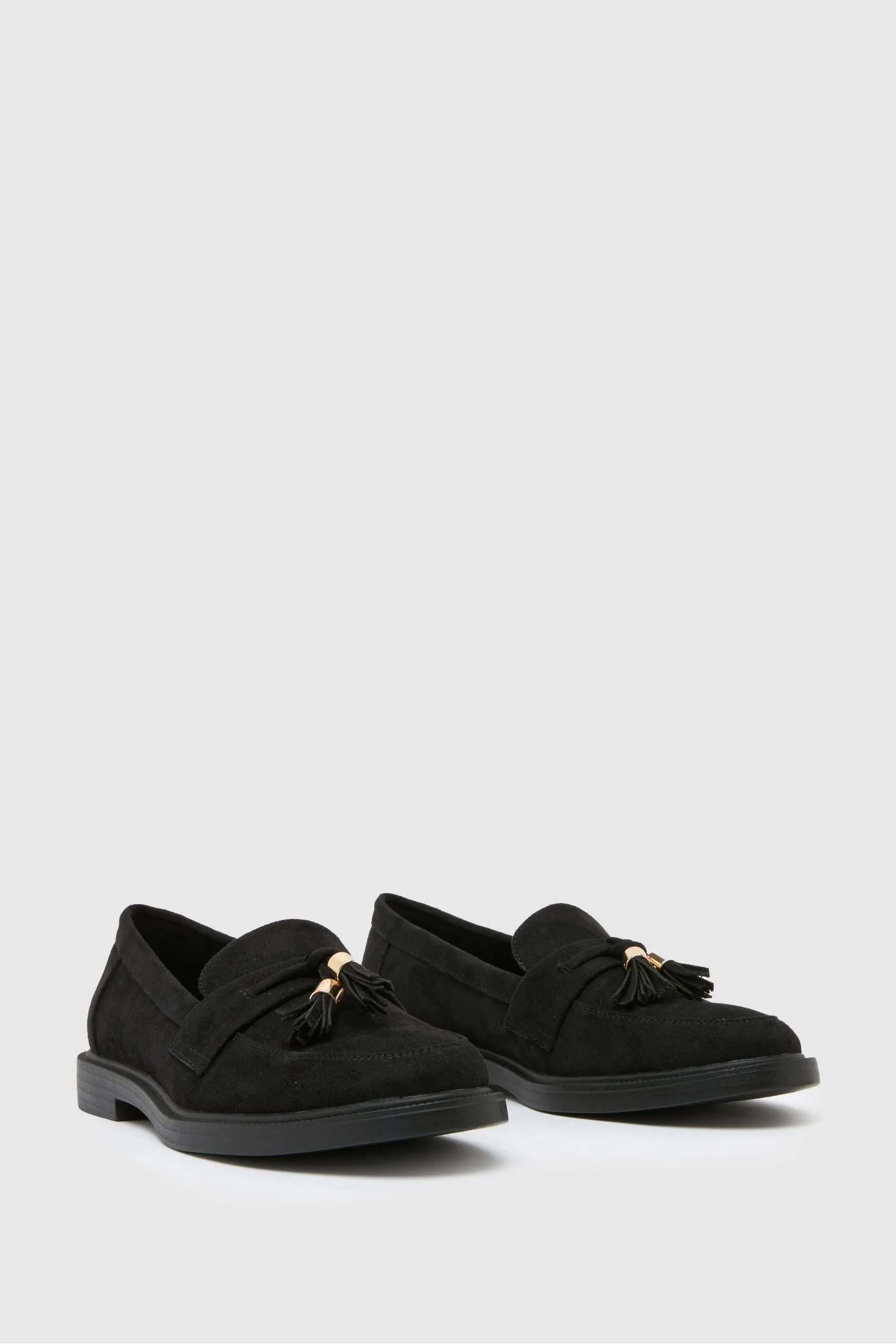 Schuh EC - Lohan - Nero con nappine - Mocassini