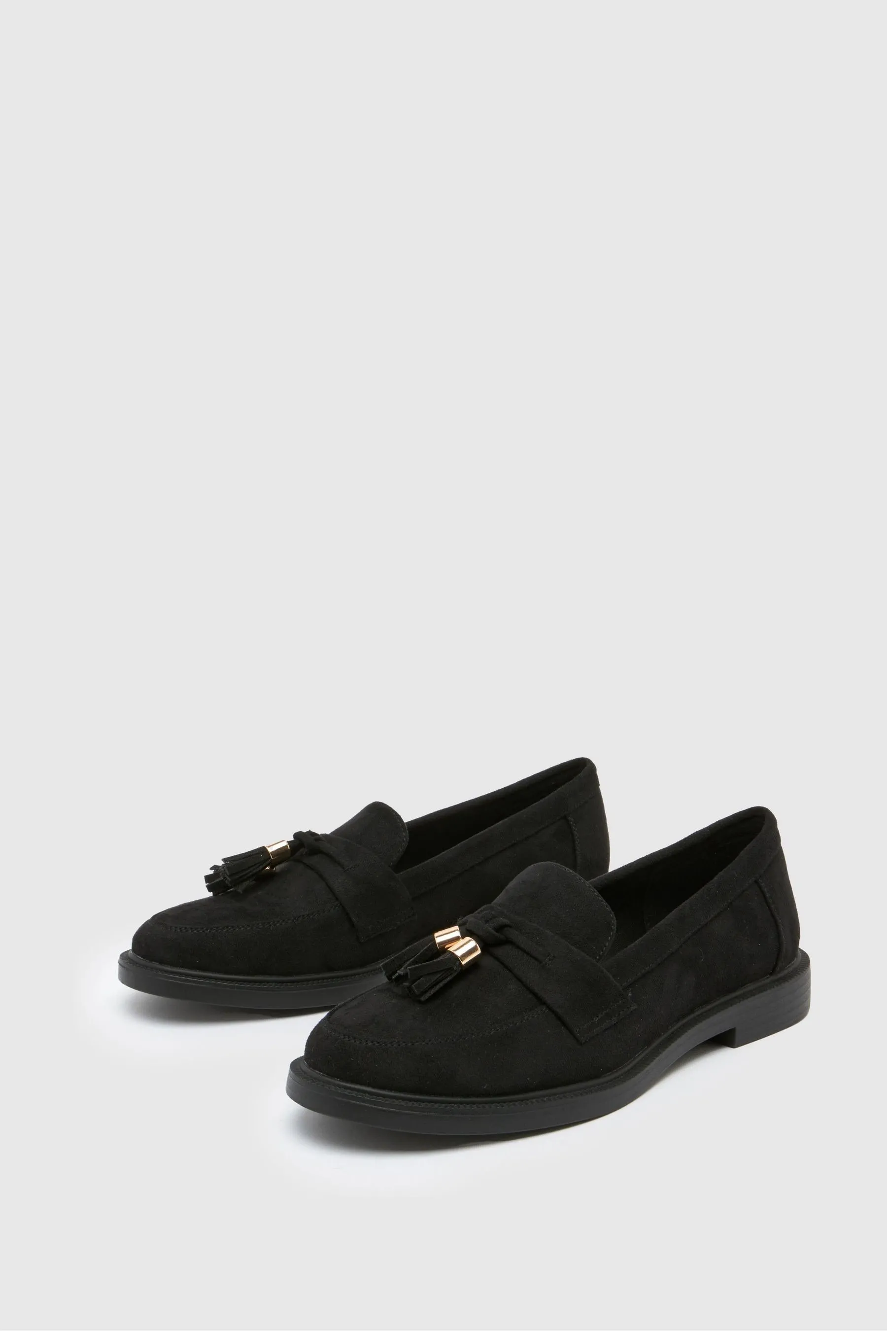 Schuh EC - Lohan - Nero con nappine - Mocassini