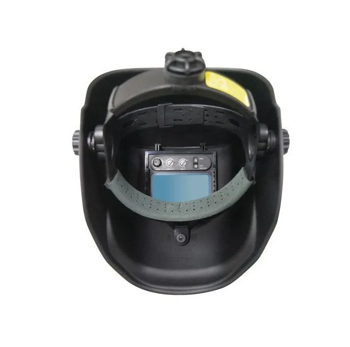 SCHWEISSKRAFT 1653990 Casco per la saldatura MMA, MIG-MAC, TIG con visiera autoscurante VarioProtect M-W Green Display