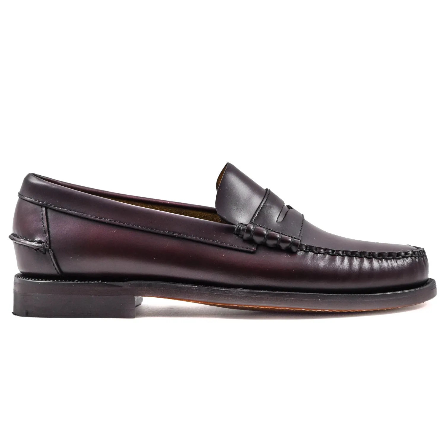 Sebago Mocassini Uomo Dan Classic Marrone Pelle Spazzolata
