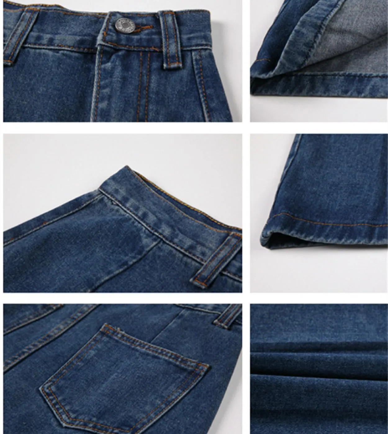 Seoulish 2023 New Womens Midi Denim Skirts Spring Summer Side Split High Wasit Jeans Skirt Straight Female Aline Pencil