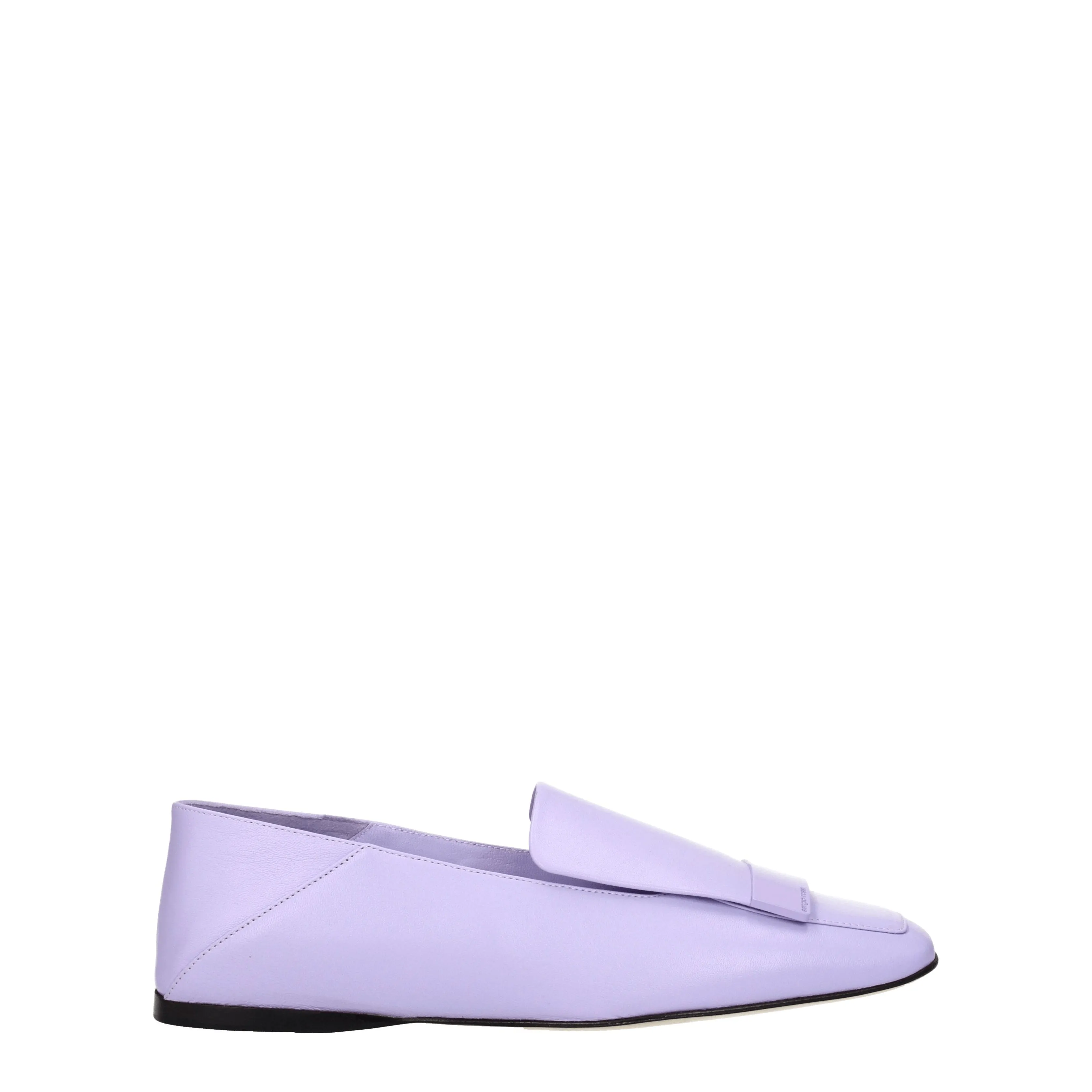 Sergio Rossi Mocassini Sr1 Donna Pelle Viola/Glicine