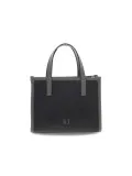 Shopping bag Rebelle VIRTUS SHOPPING S DOLLARO in pelle nero e grigio