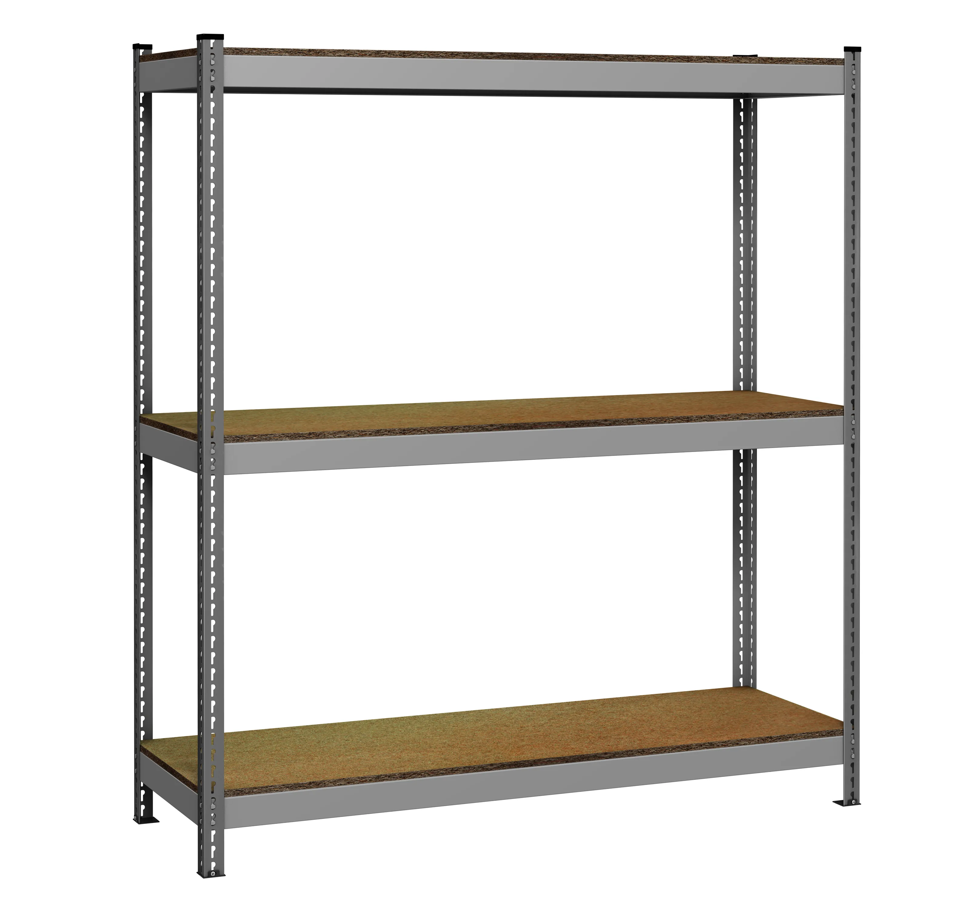 Sistema a scaffali Grigio chiaro RS PRO 3 ripiani, 1980mm x 1500mm, 900mm, capacità di carico 650kg