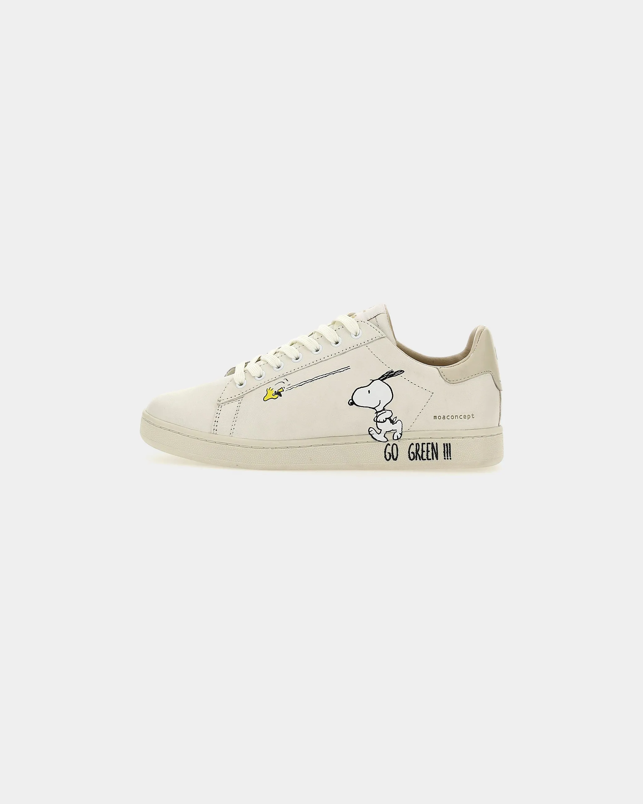 Sneaker Charlie Brown pelle bianca