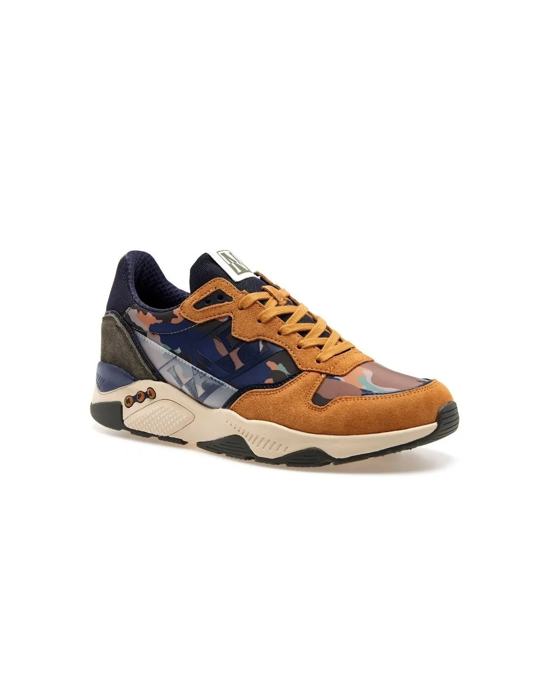 Sneakers Napapijri Grigio Giallo Ocra