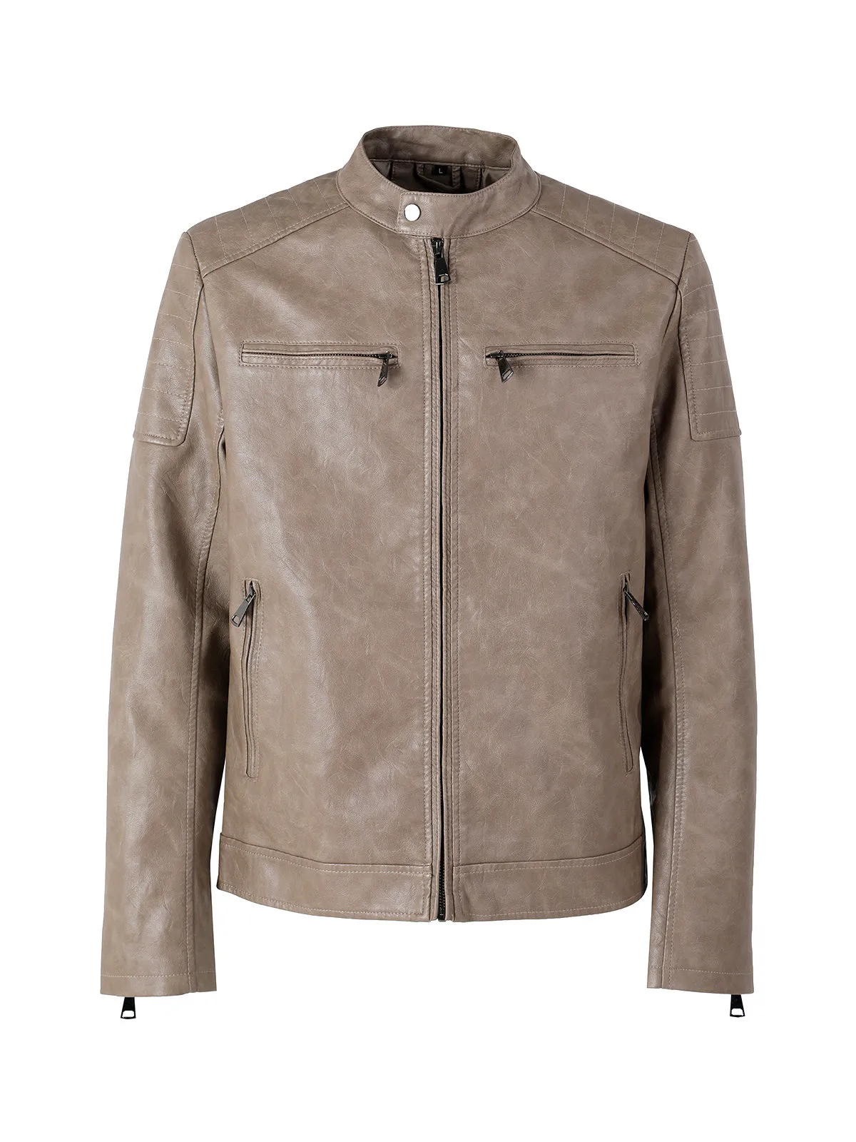 Solada Veste en éco-cuir pour hommes