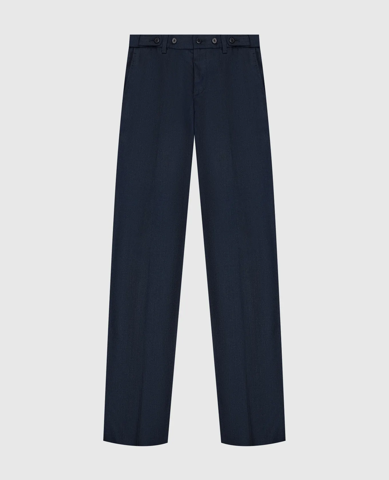 Stefano Ricci Pantaloni blu da bambino realizzati in lana e cashmere Y1T0900000HC2952