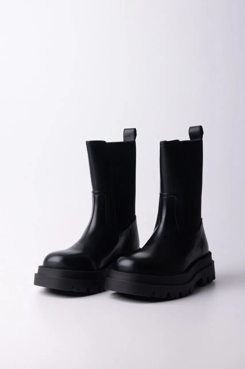 Stivaletti chelsea con inserto elasticato Nero