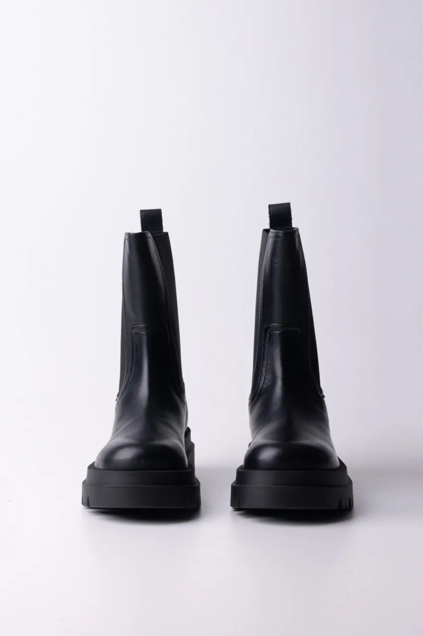 Stivaletti chelsea con inserto elasticato Nero