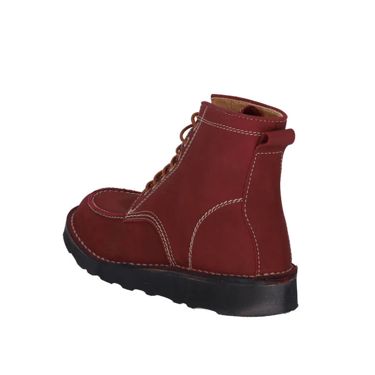 Stivaletti Donna Lerews Track21 Nabuk Bordeaux