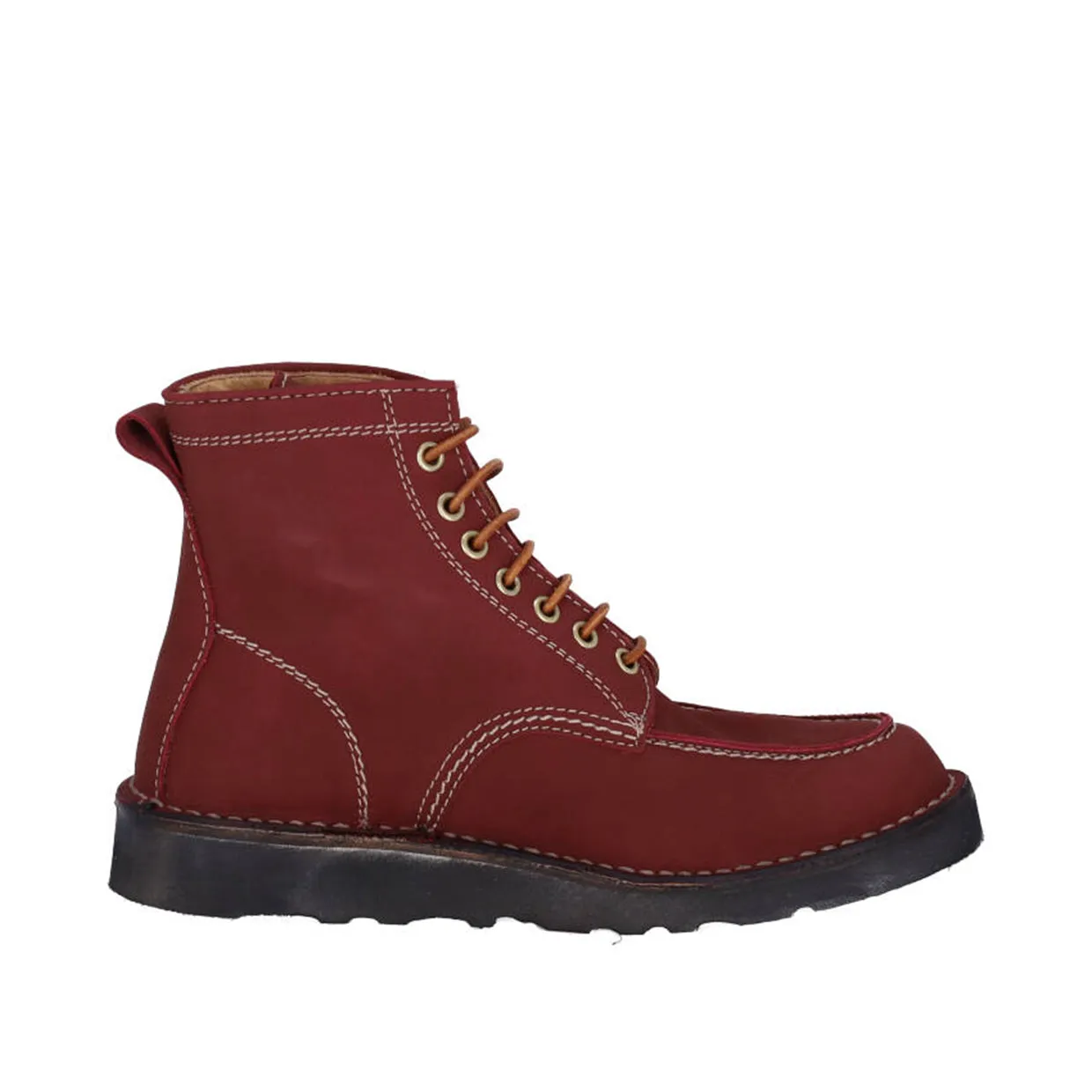 Stivaletti Donna Lerews Track21 Nabuk Bordeaux
