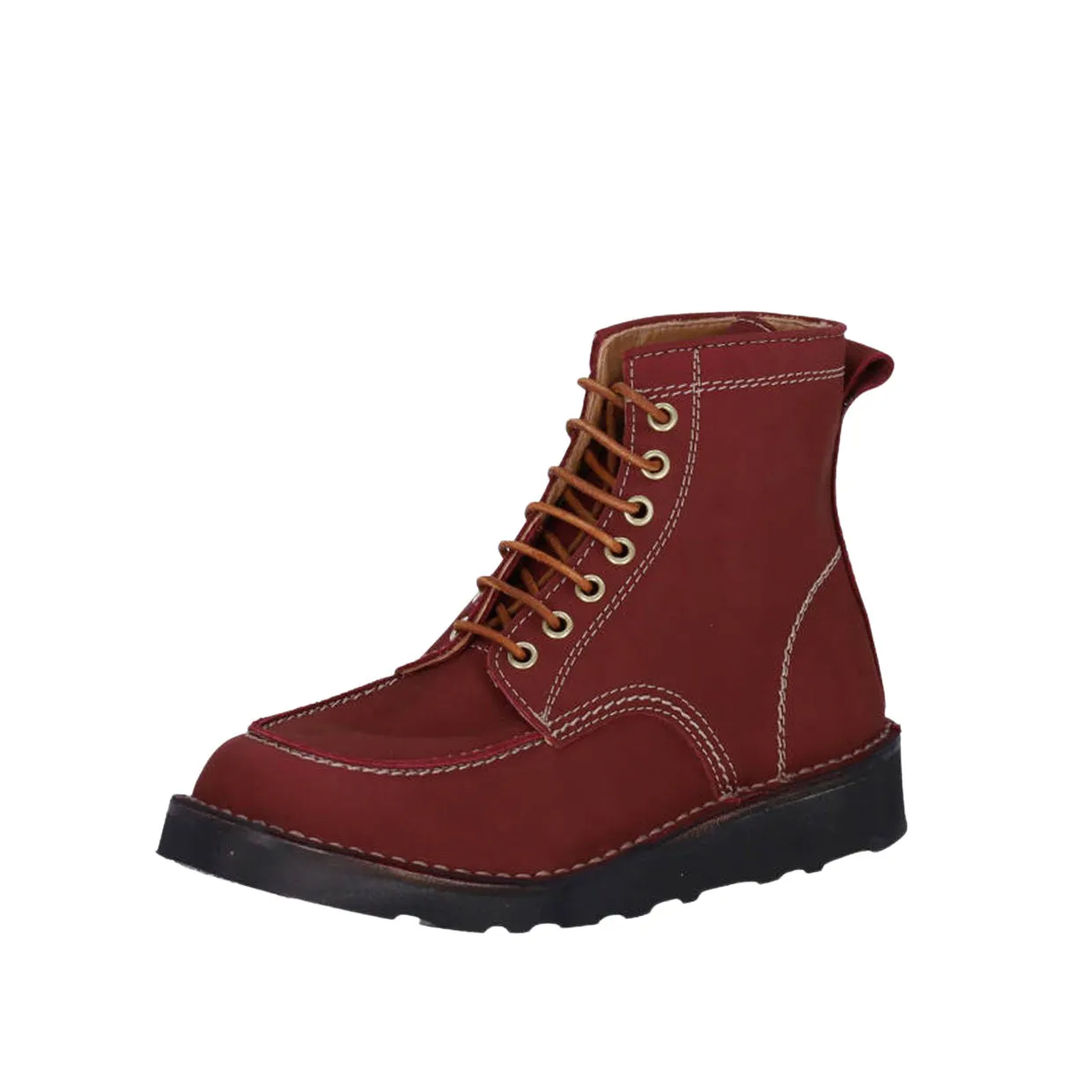 Stivaletti Donna Lerews Track21 Nabuk Bordeaux