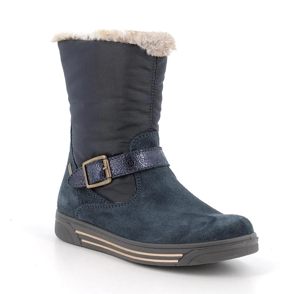 Stivaletti gore-tex da bambina navy-blu scuro            
