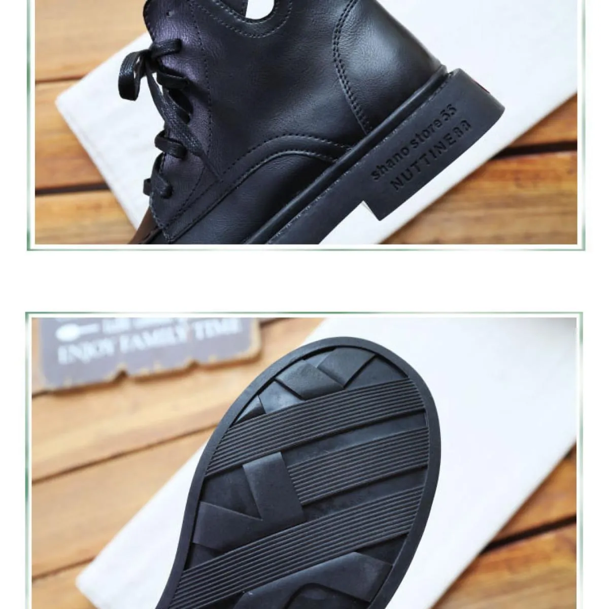 Stivali da donna Donna Stile britannico Inverno Plus Velluto Caldo Bello Stivaletti corti Fatti a mano Letterario Mori Retro Cas