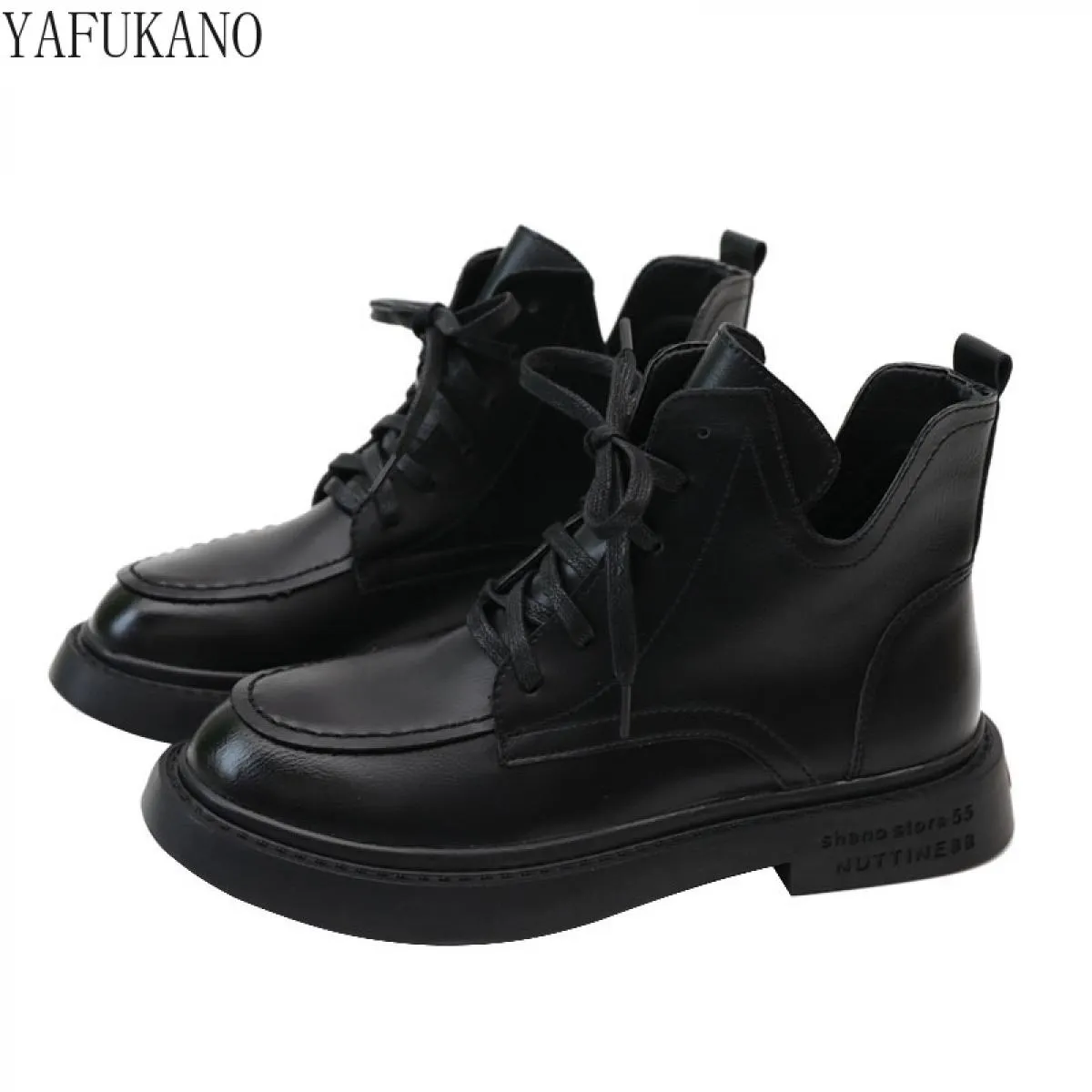Stivali da donna Donna Stile britannico Inverno Plus Velluto Caldo Bello Stivaletti corti Fatti a mano Letterario Mori Retro Cas