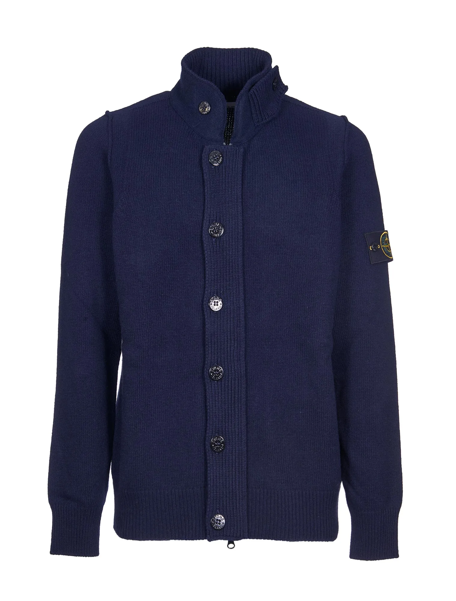 Stone Island  Cardigan a collo alto