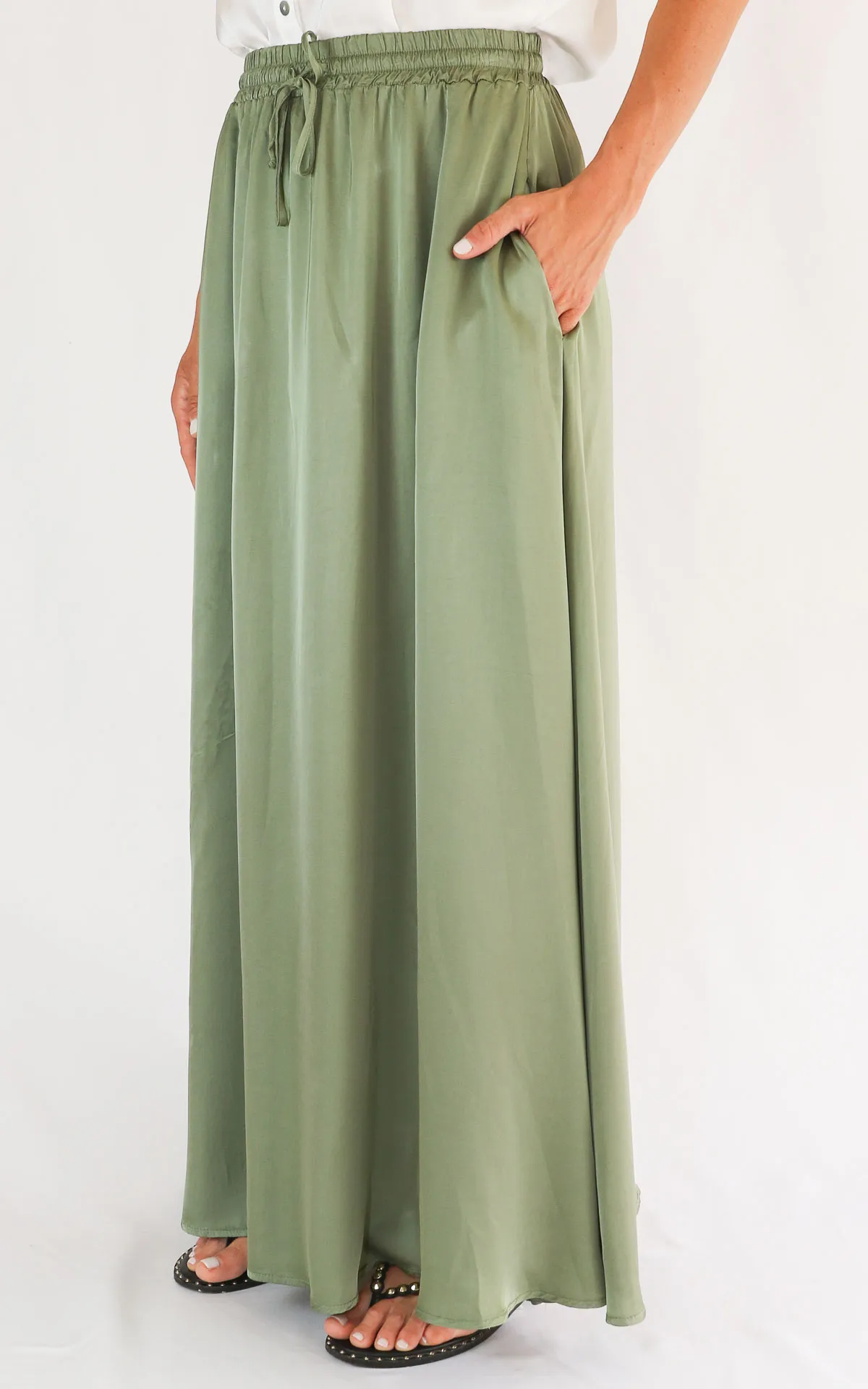 SUSYMIX – Gonna a ruota – VERDE MILITARE