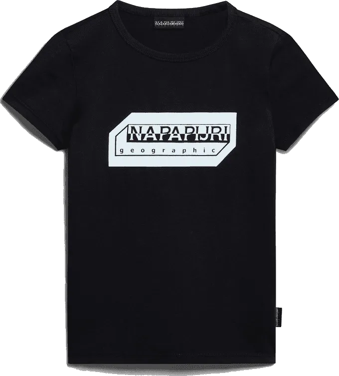 T-SHIRT A MANICA CORTA JUNIOR NAPAPIJRI K S-KITIK BLACK NP0A4HTF 041