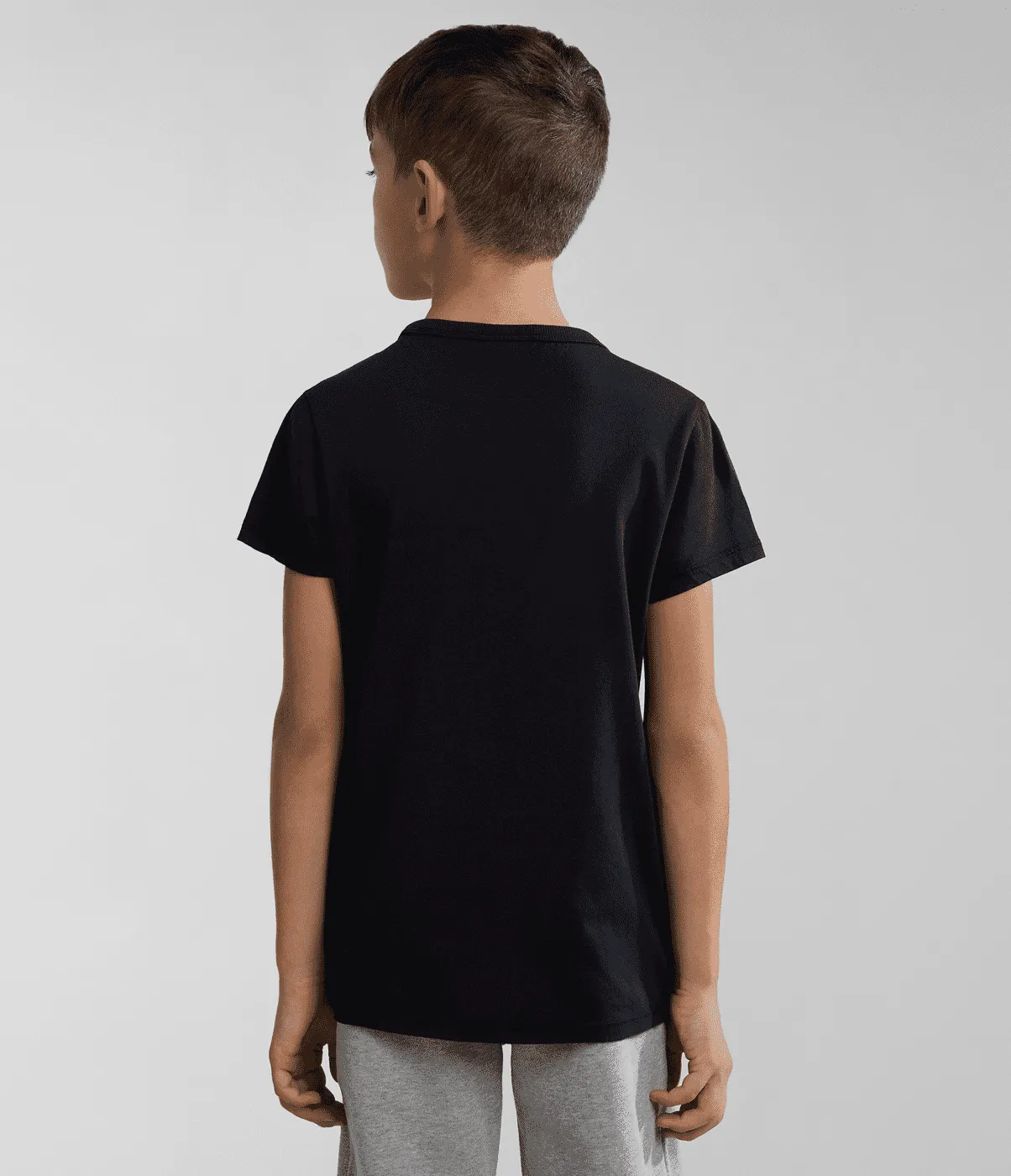 T-SHIRT A MANICA CORTA JUNIOR NAPAPIJRI K S-KITIK BLACK NP0A4HTF 041