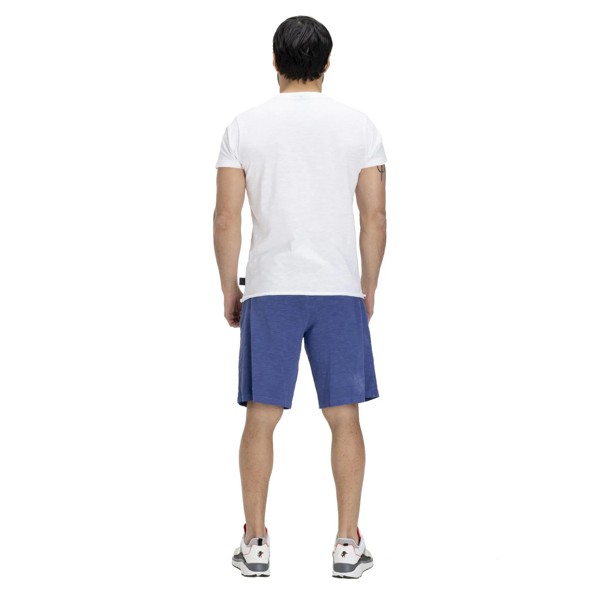 T-shirt da uomo effetto slavato palme Beach