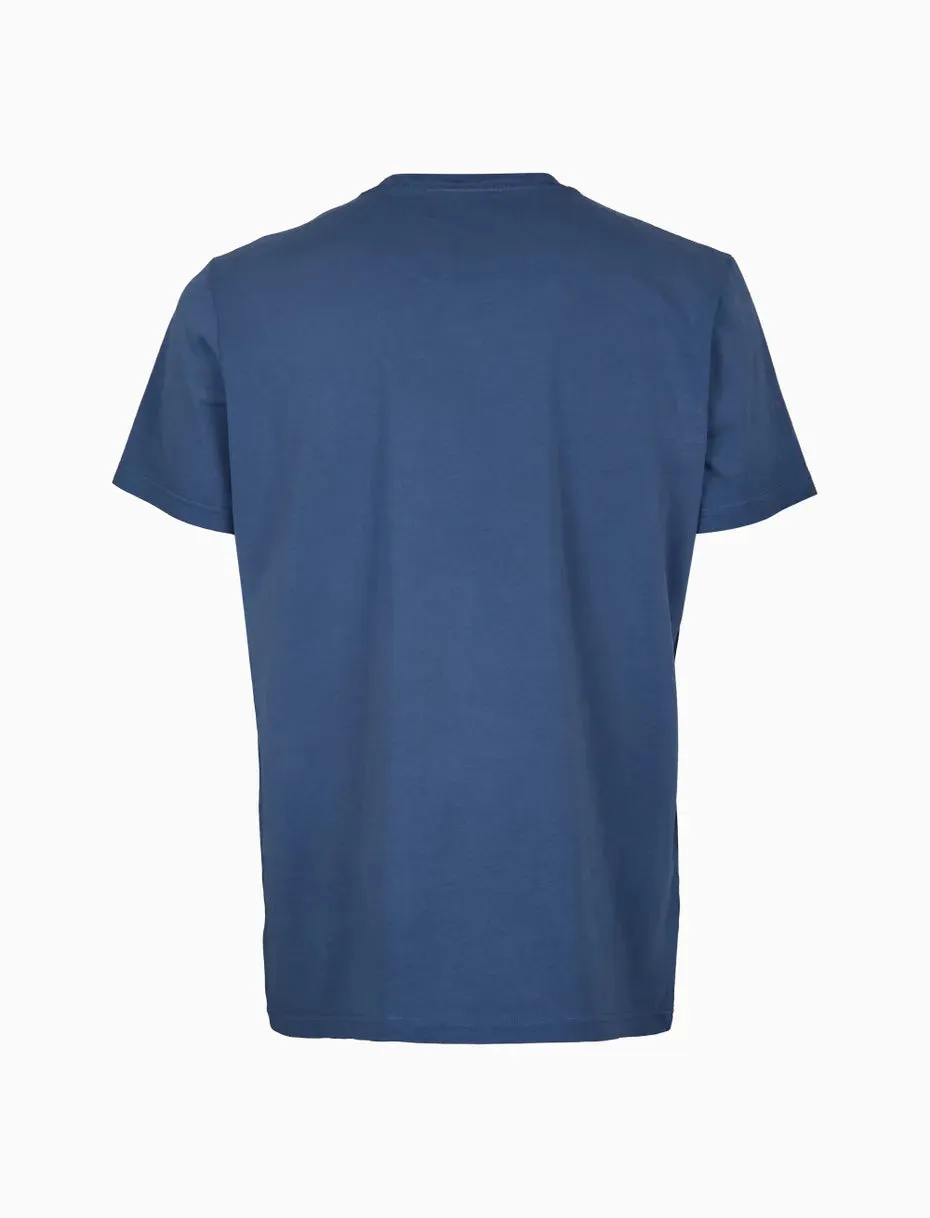 T-Shirt Girocollo Gallo Blu