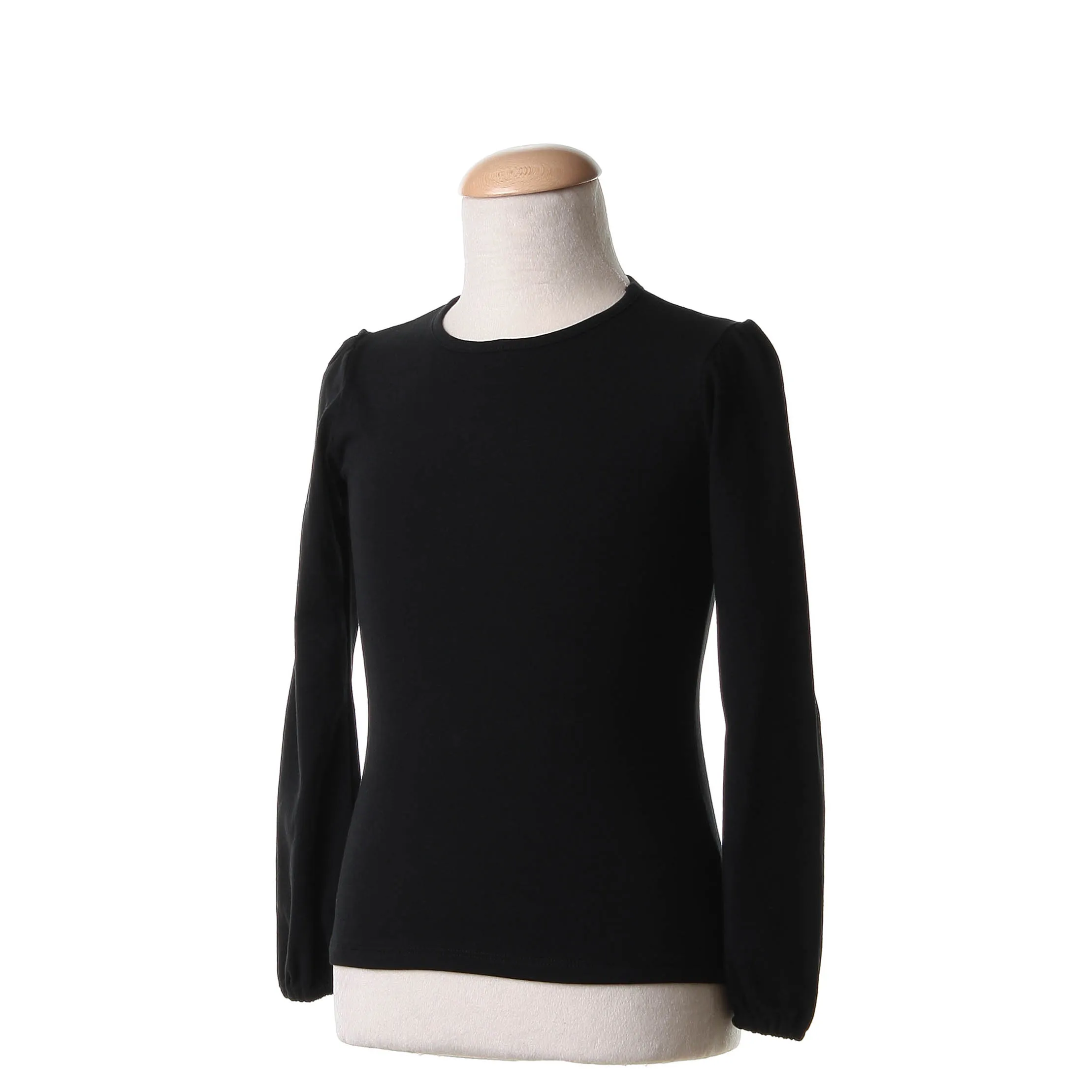 T-Shirt Nera Arricciata