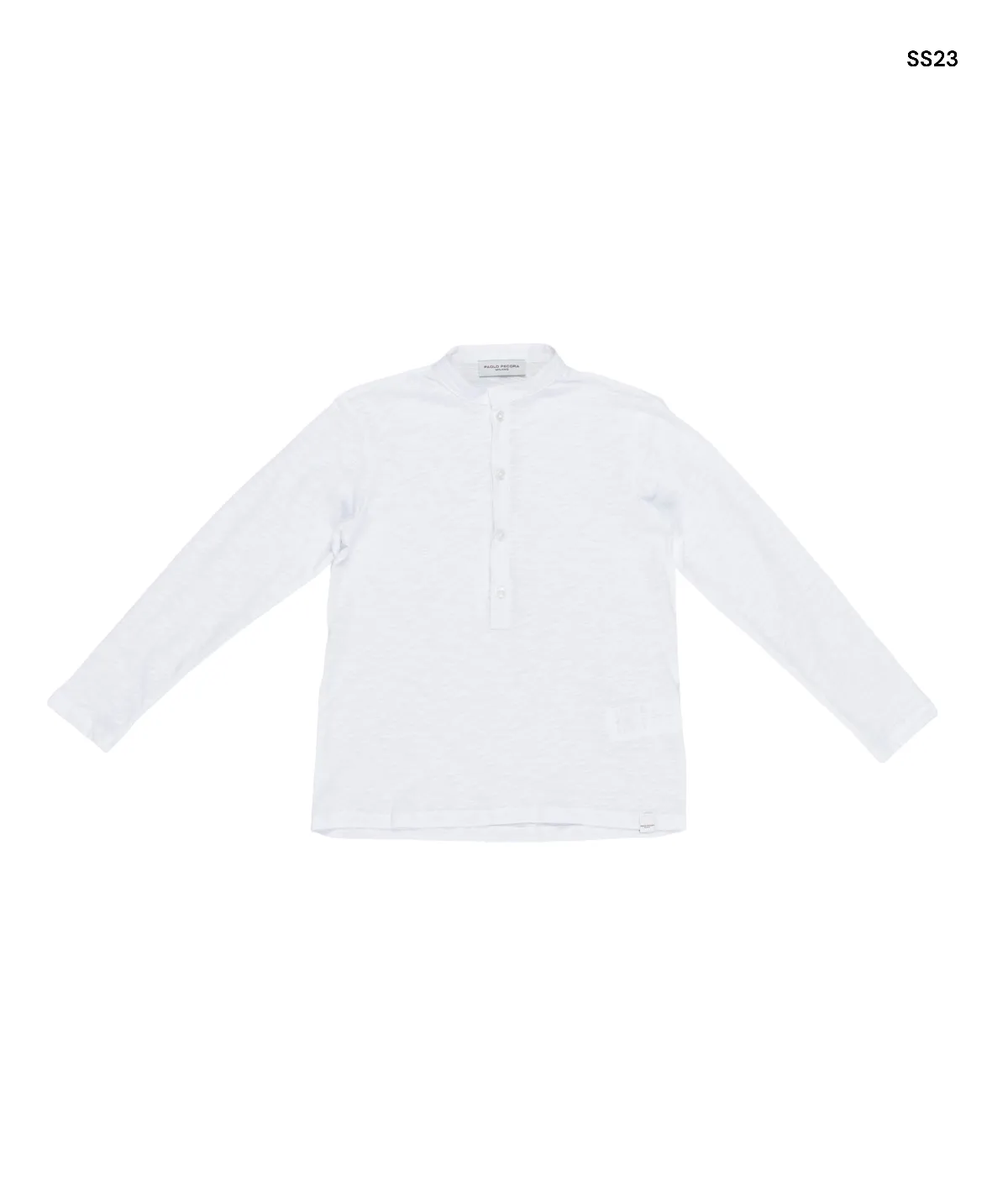 T-shirt serafino bianca per bambino