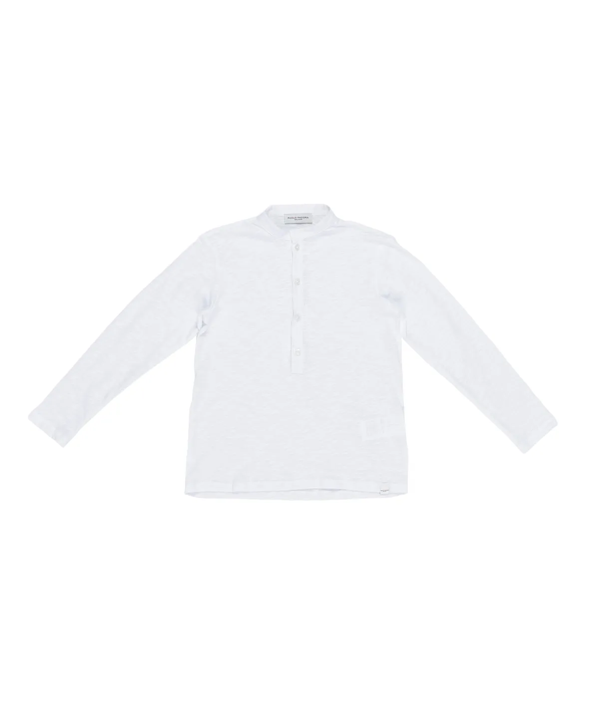 T-shirt serafino bianca per bambino