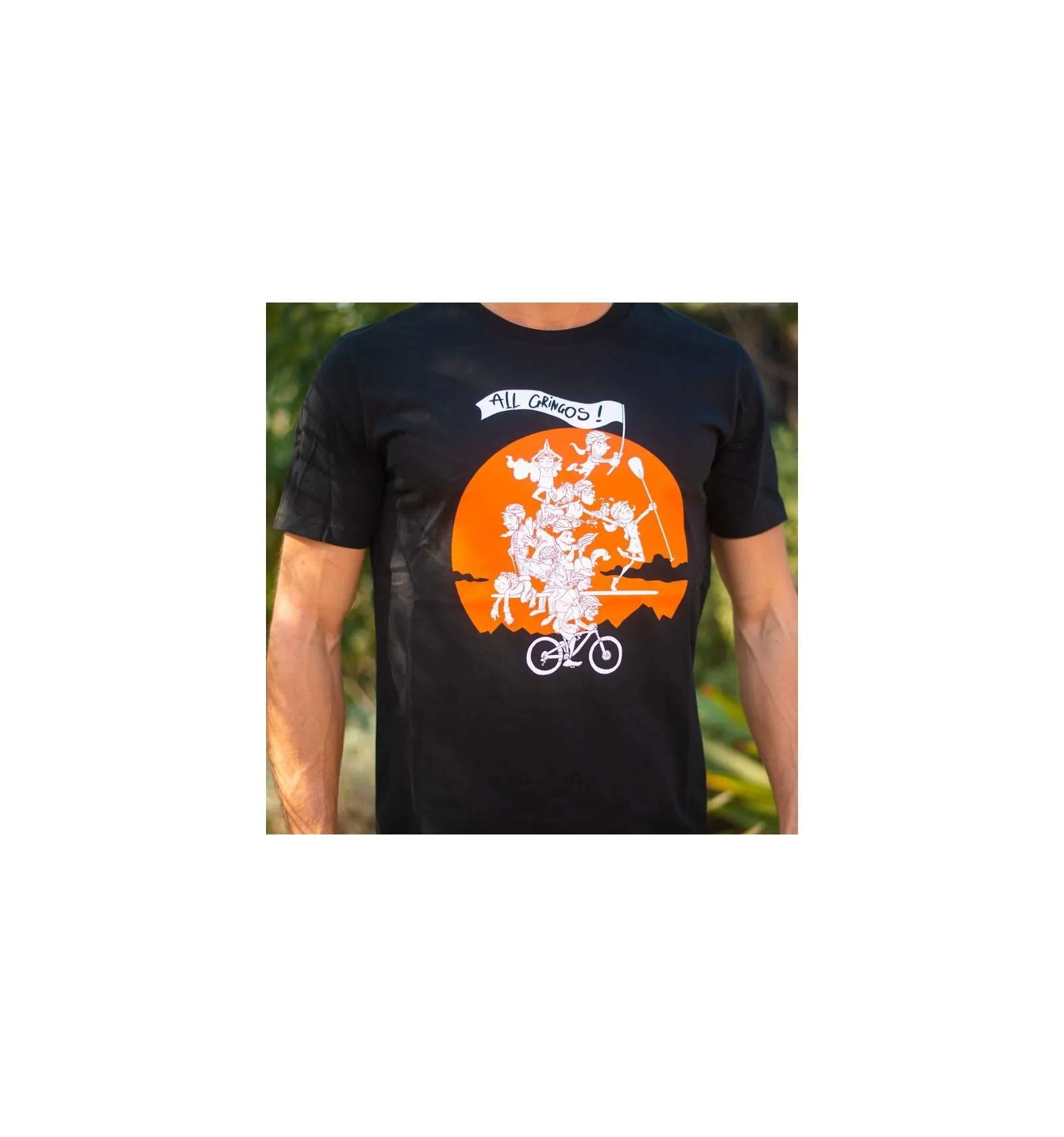 T-Shirt Urge BP ALL GRINGOS taglia M nero