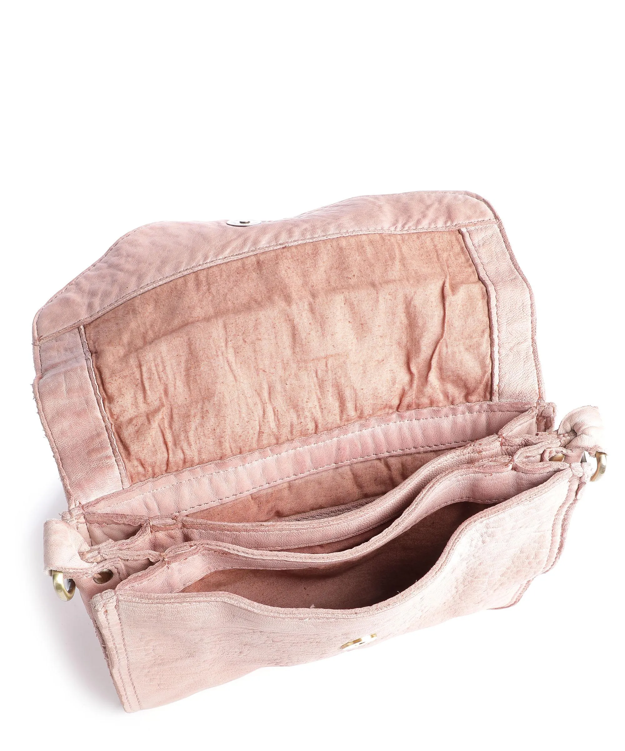  Taschendieb Wien Salzgries 10 Borsa a tracolla pelle di pecora marrone chiaro  