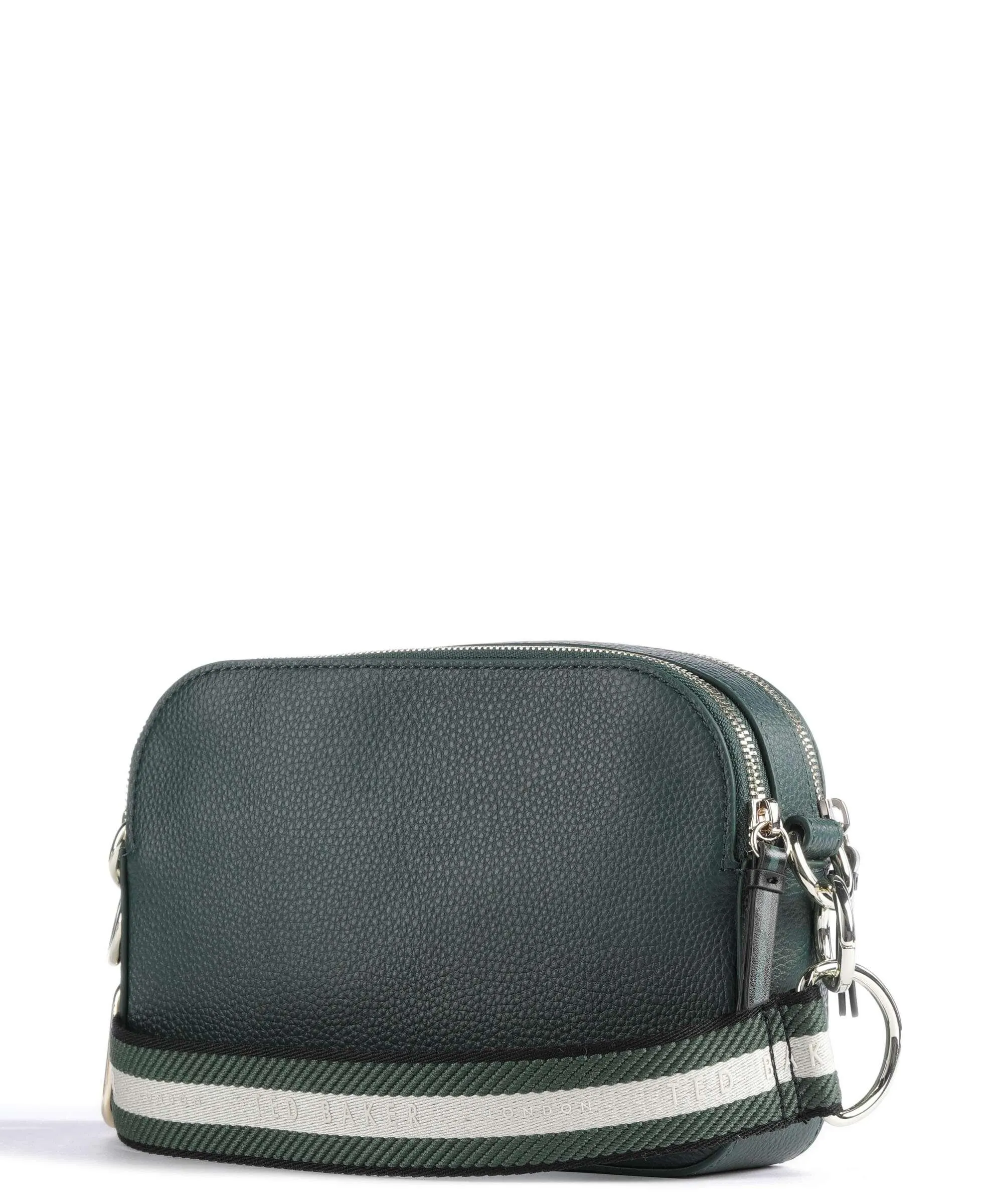  Ted Baker Delphia Borsa a tracolla pelle di vacchetta grana verde scuro  