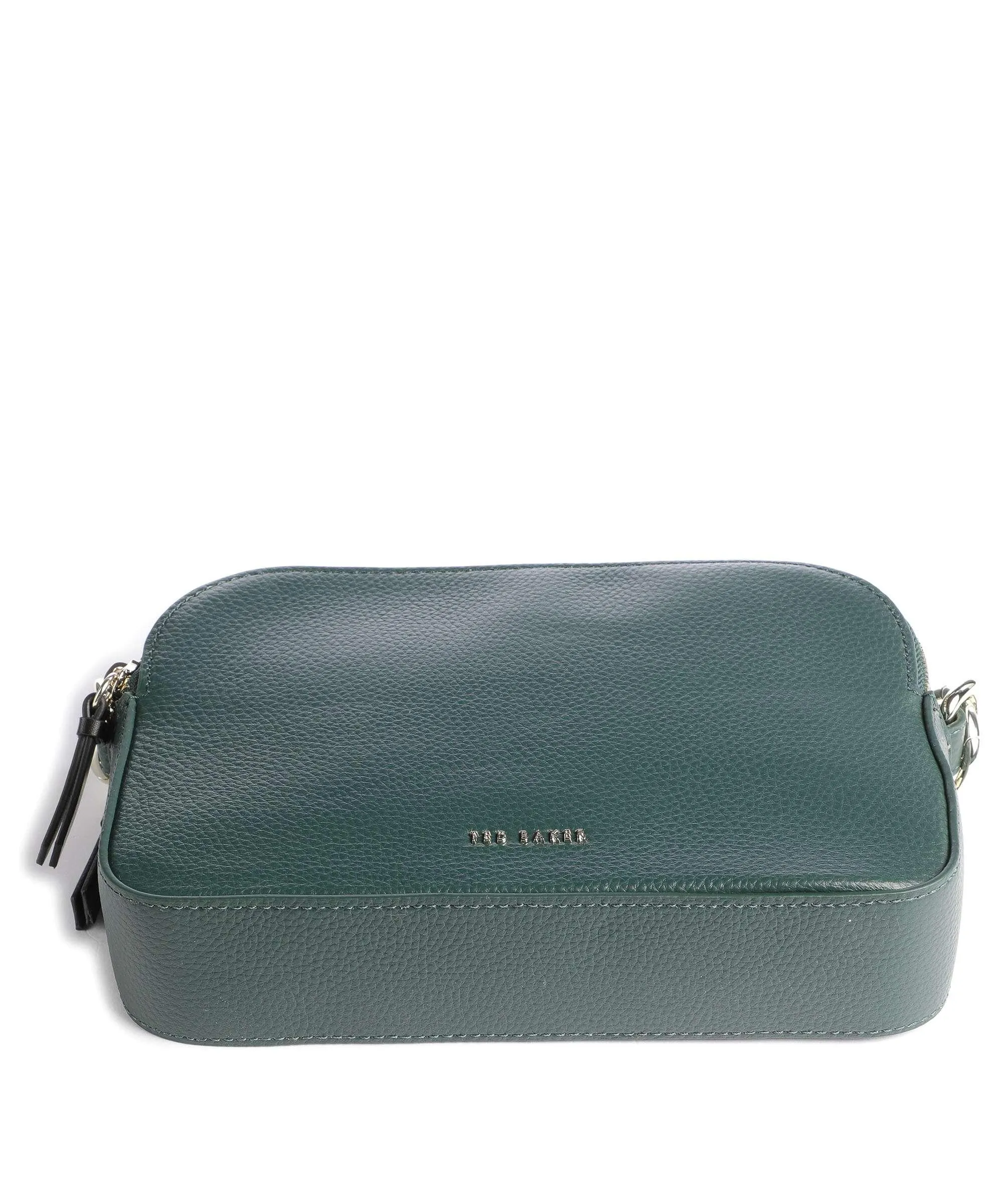  Ted Baker Delphia Borsa a tracolla pelle di vacchetta grana verde scuro  