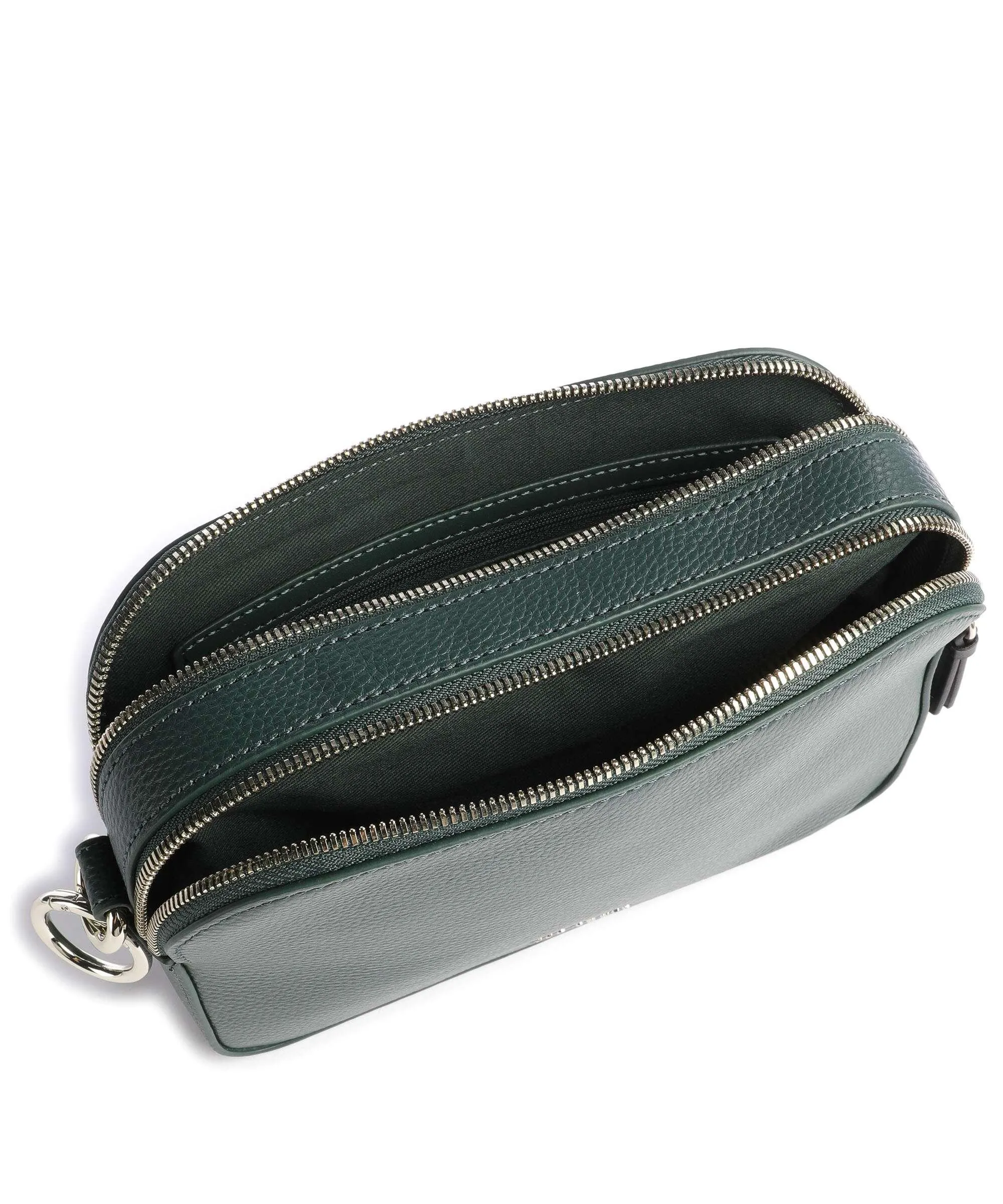  Ted Baker Delphia Borsa a tracolla pelle di vacchetta grana verde scuro  