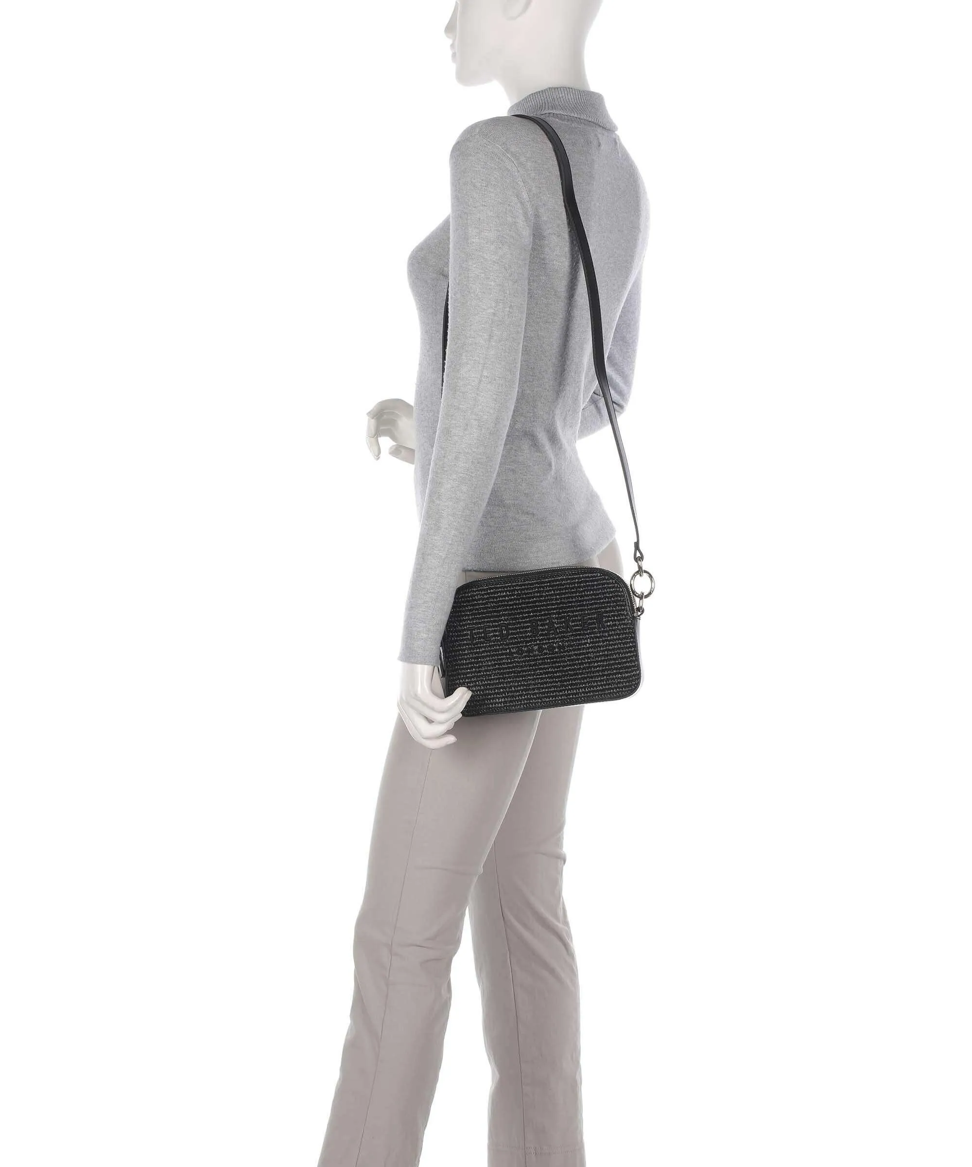  Ted Baker Stelio Borsa a tracolla polipropilene, pelle bovina nero  