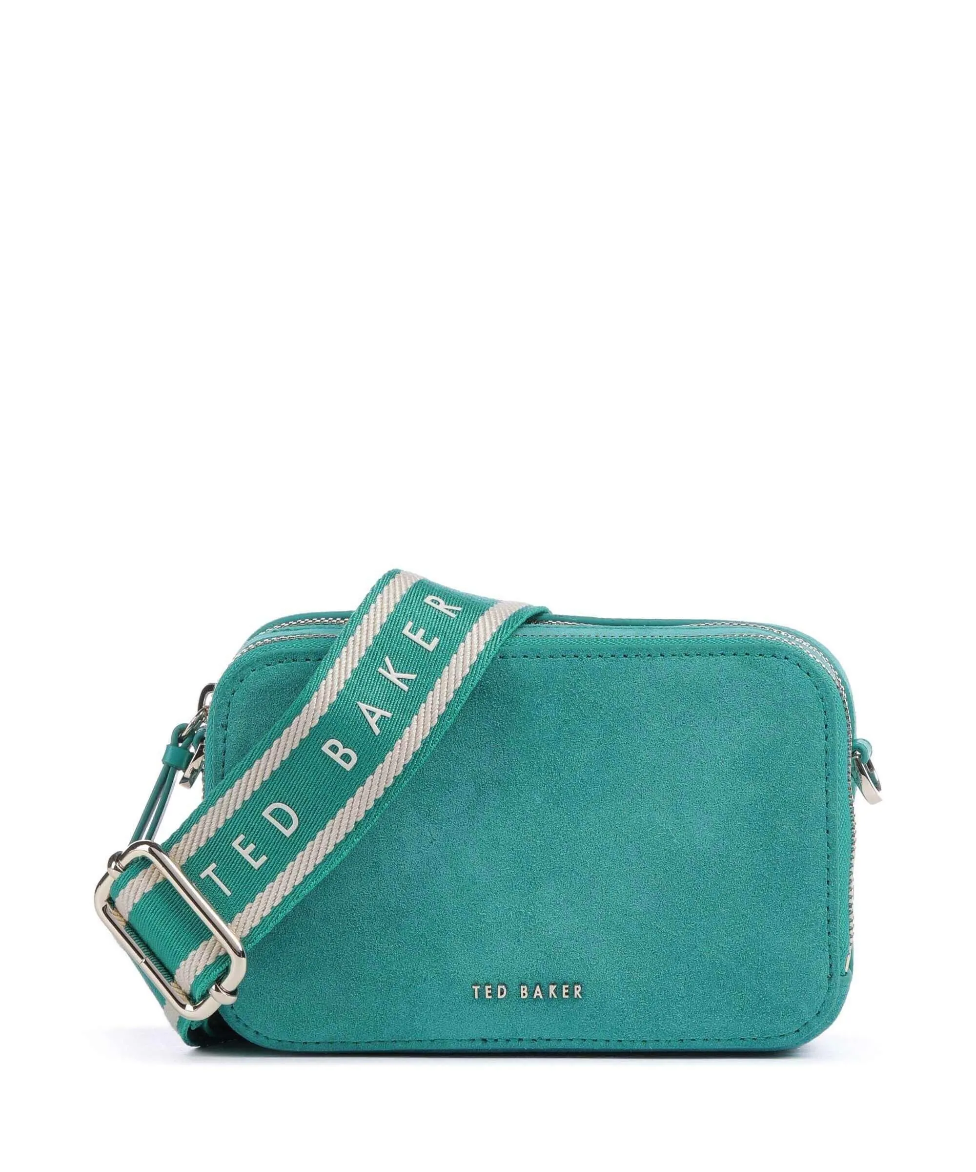  Ted Baker Stunnas Borsa a tracolla pelle bovina ruvida acquamarina  