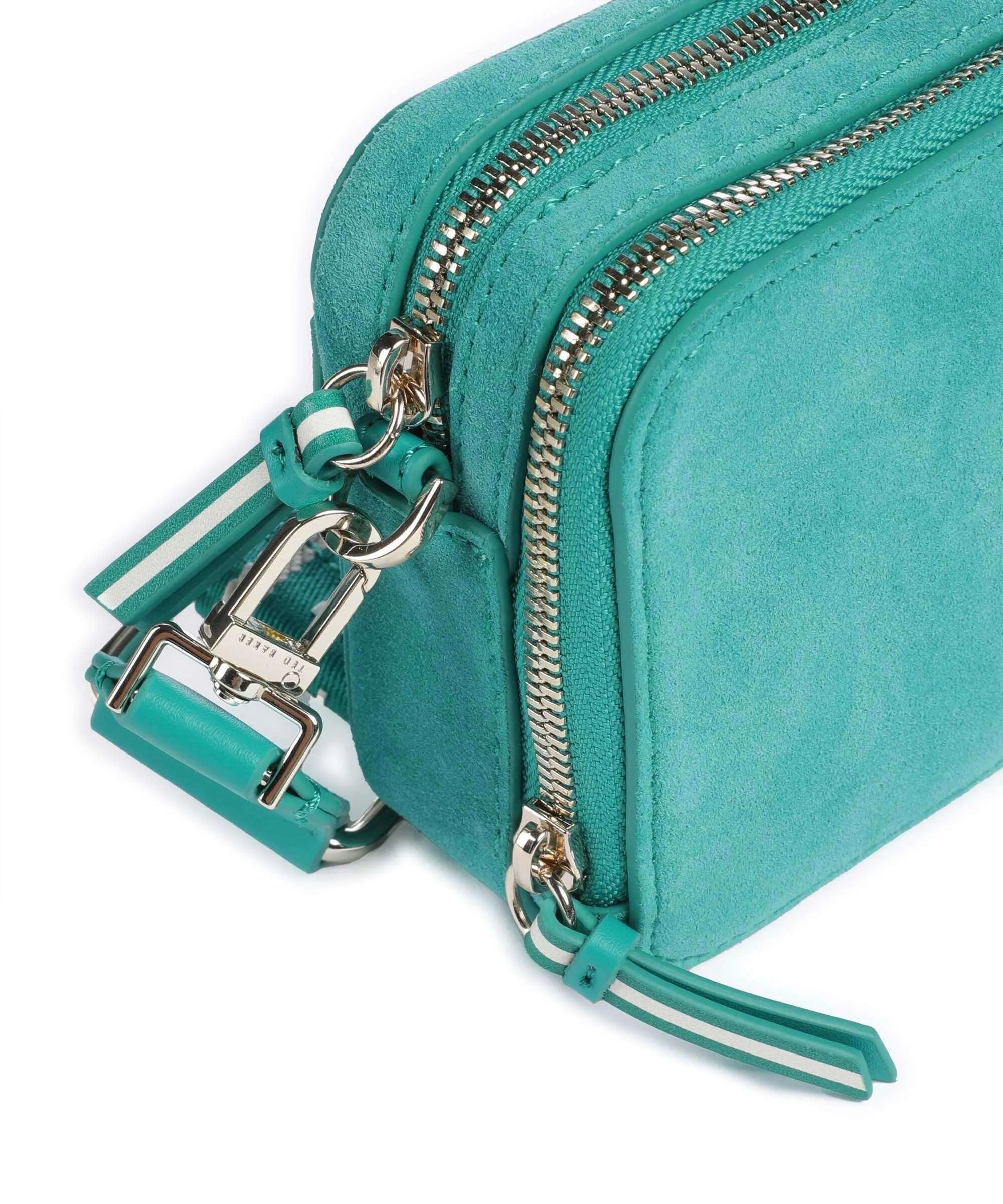  Ted Baker Stunnas Borsa a tracolla pelle bovina ruvida acquamarina  