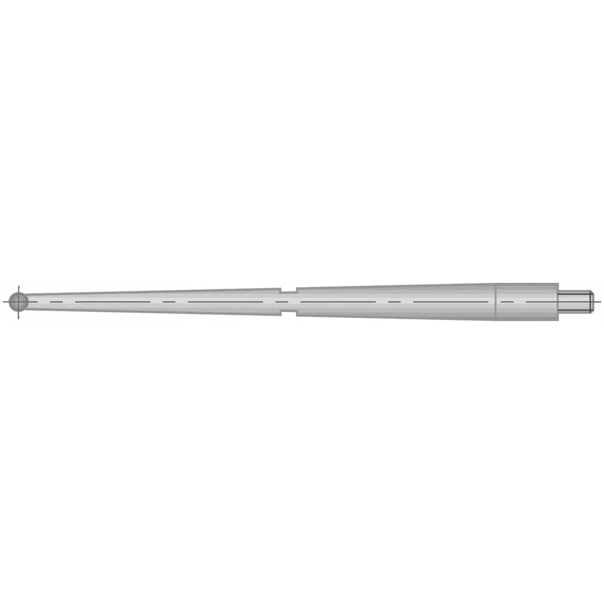 TESA TECHNOLOGY - Punta tastatrice in HM, lunghezza asta tastatrice 36,5 mm, ⌀ Sfera di misura: 2 mm