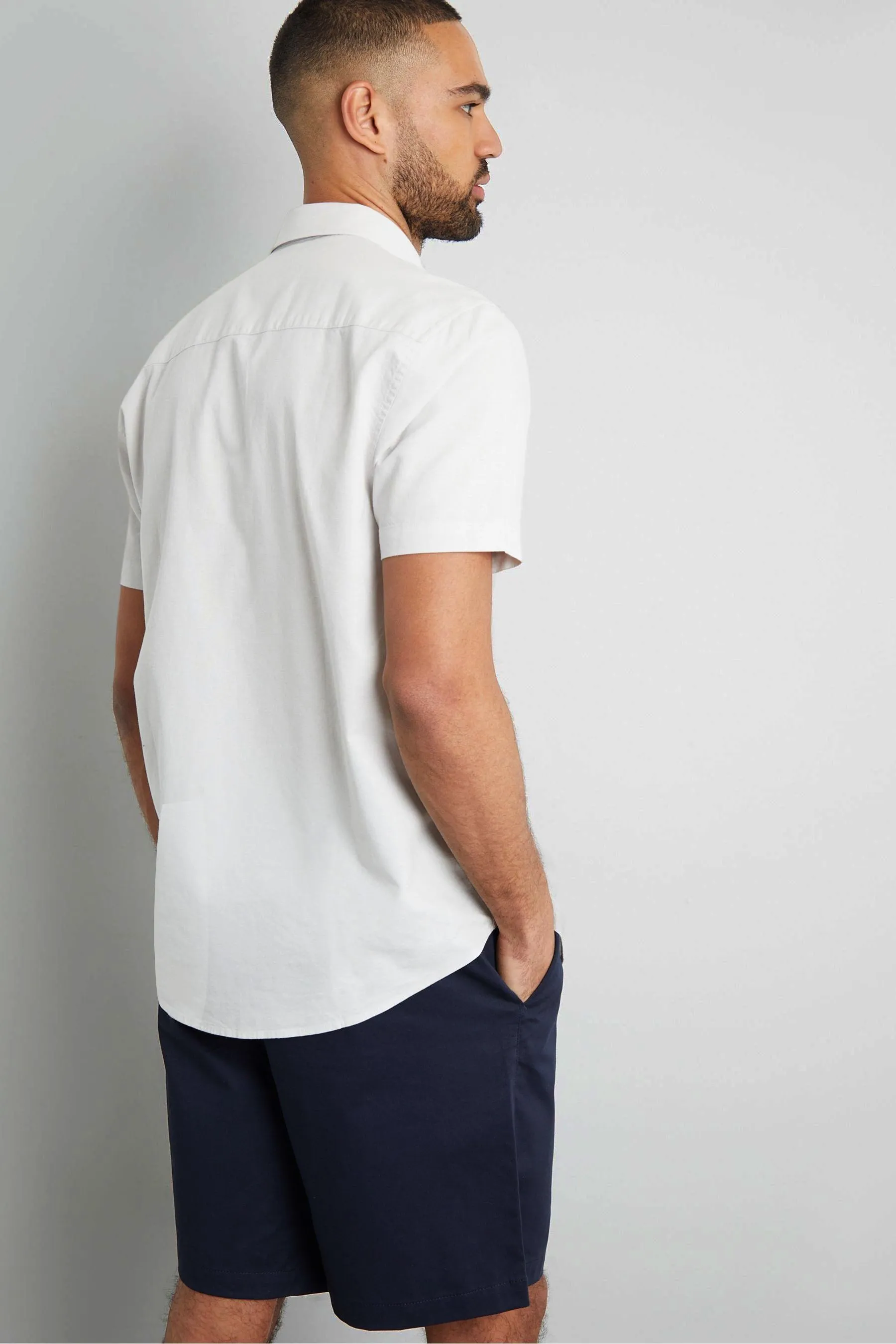 Threadbare Oxford 100% Cotton Short Sleeve Shirt    