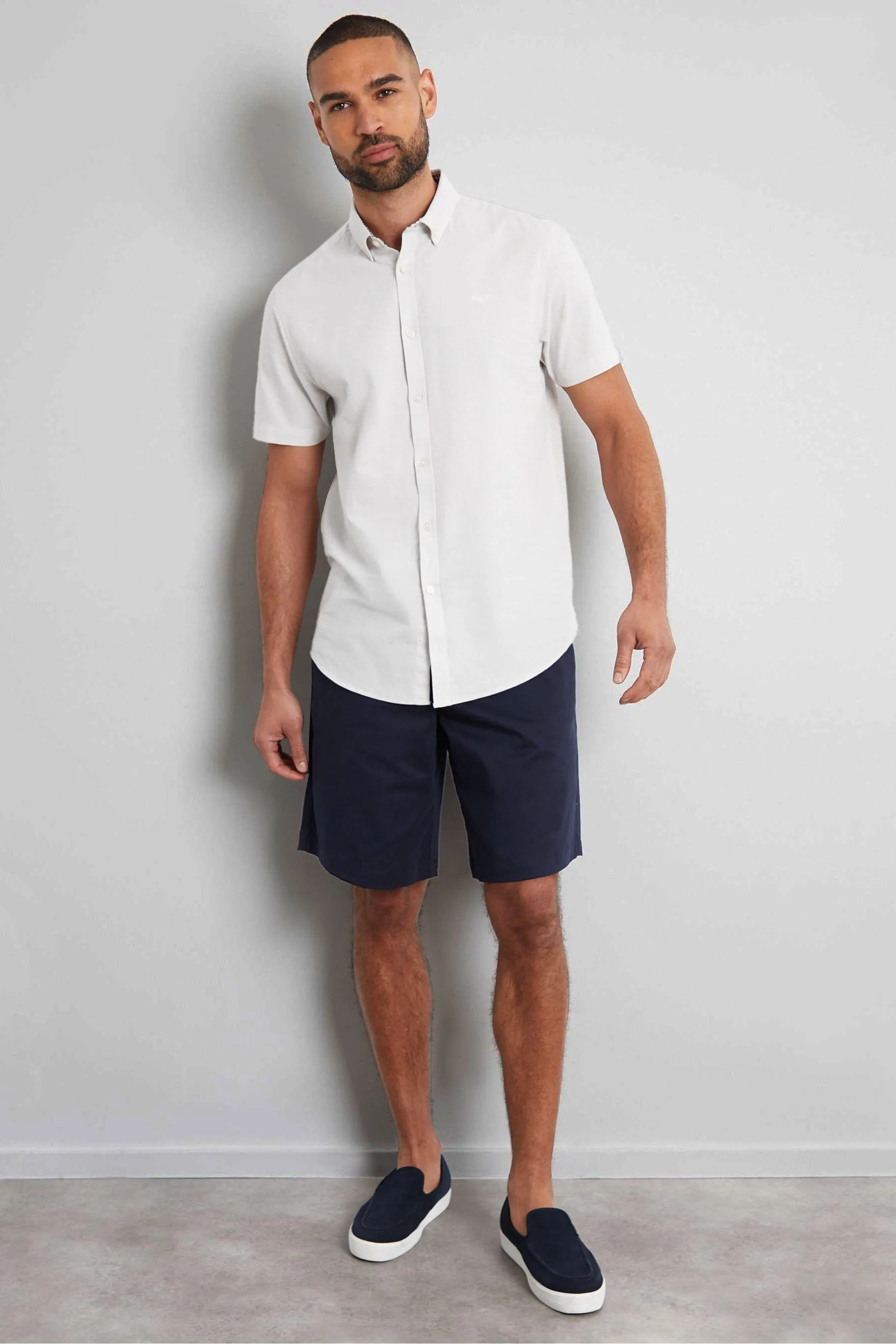 Threadbare Oxford 100% Cotton Short Sleeve Shirt    
