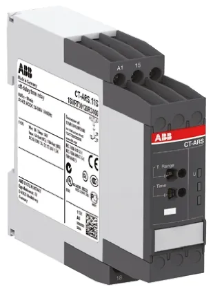 Timer Relay ABB, intervallo 0.05 s → 300h, 1 poli, SPDT, Guida DIN