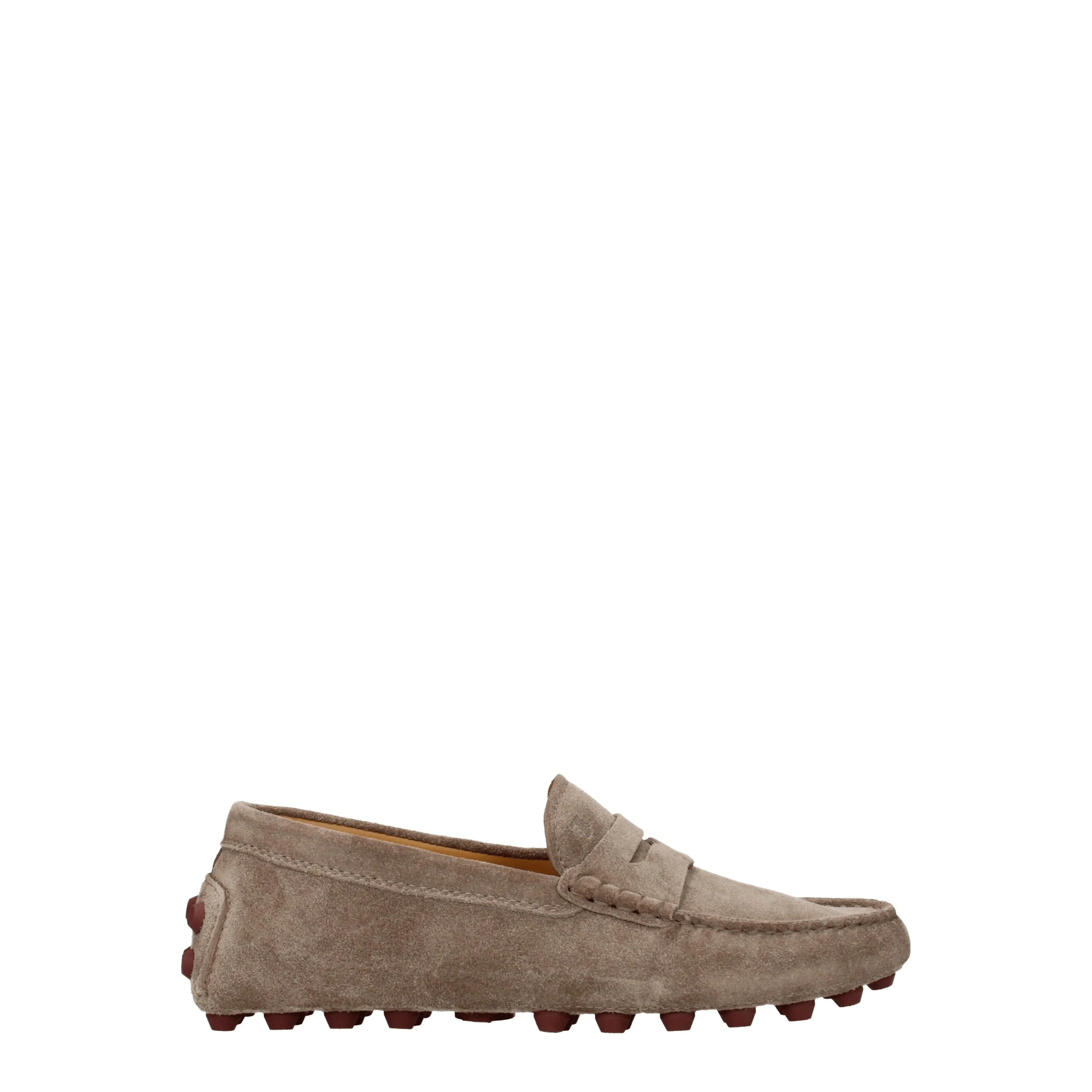 Tod's Mocassini Donna Camoscio Beige/Creta