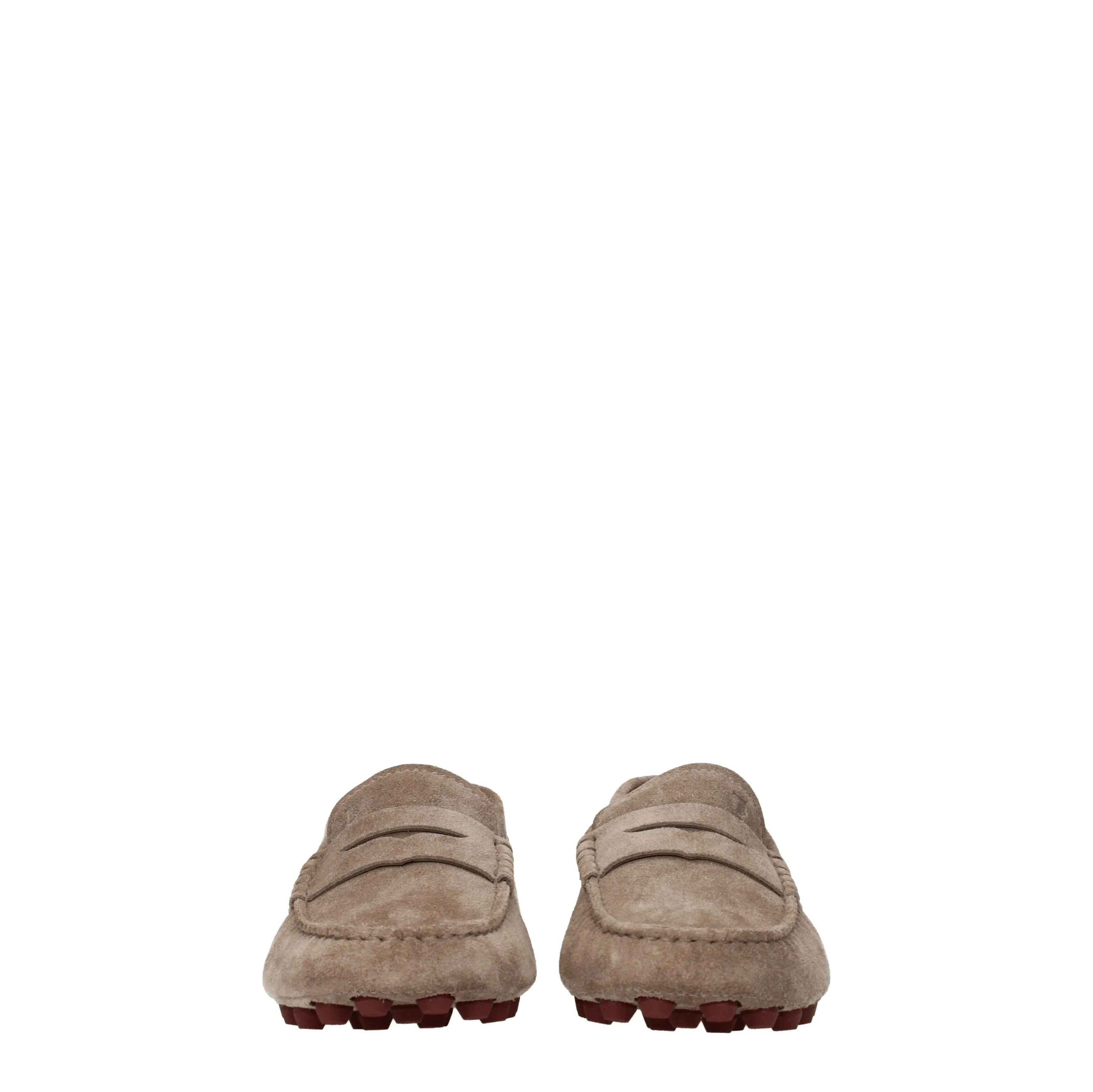 Tod's Mocassini Donna Camoscio Beige/Creta