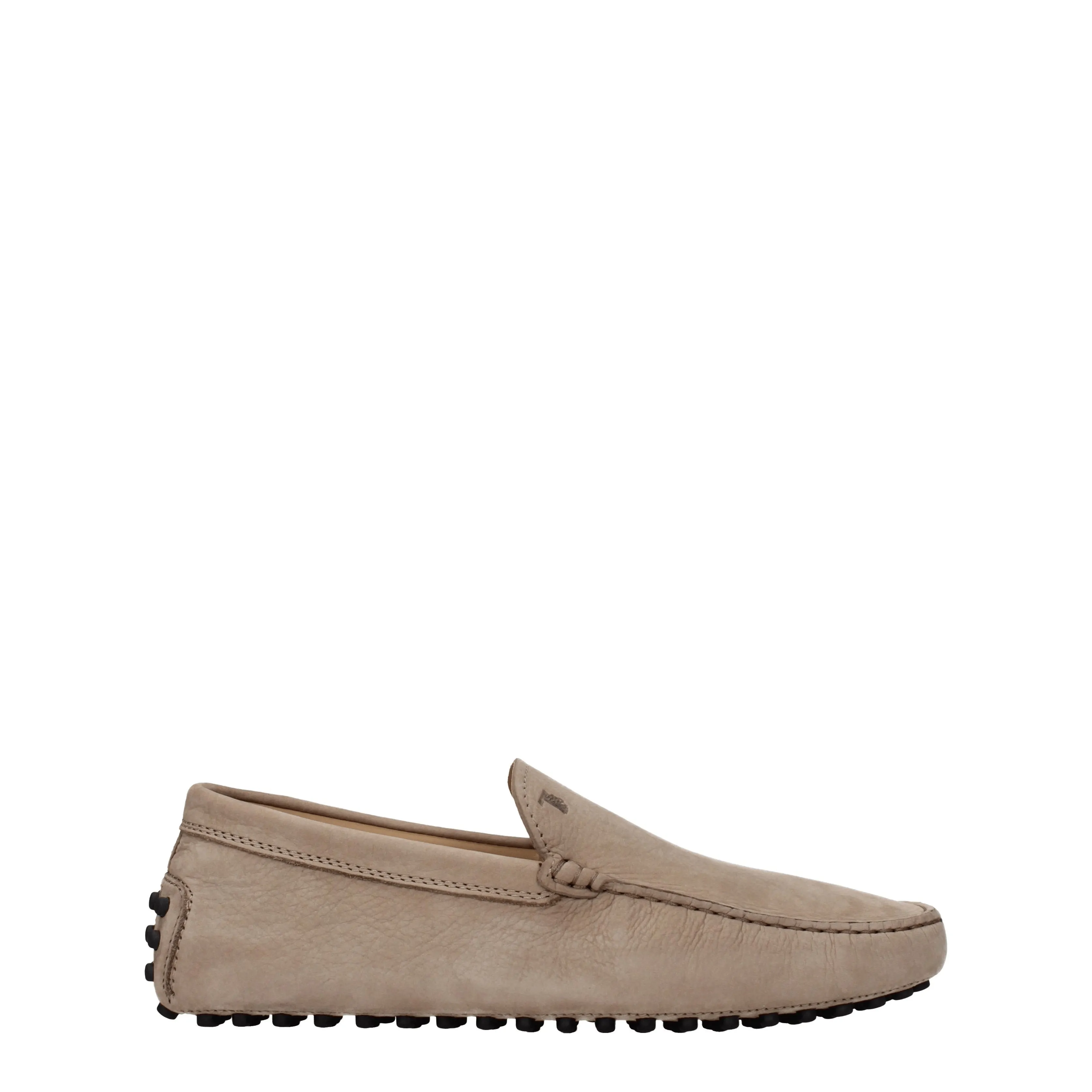 Tod's Mocassini Uomo Camoscio Beige/Creta