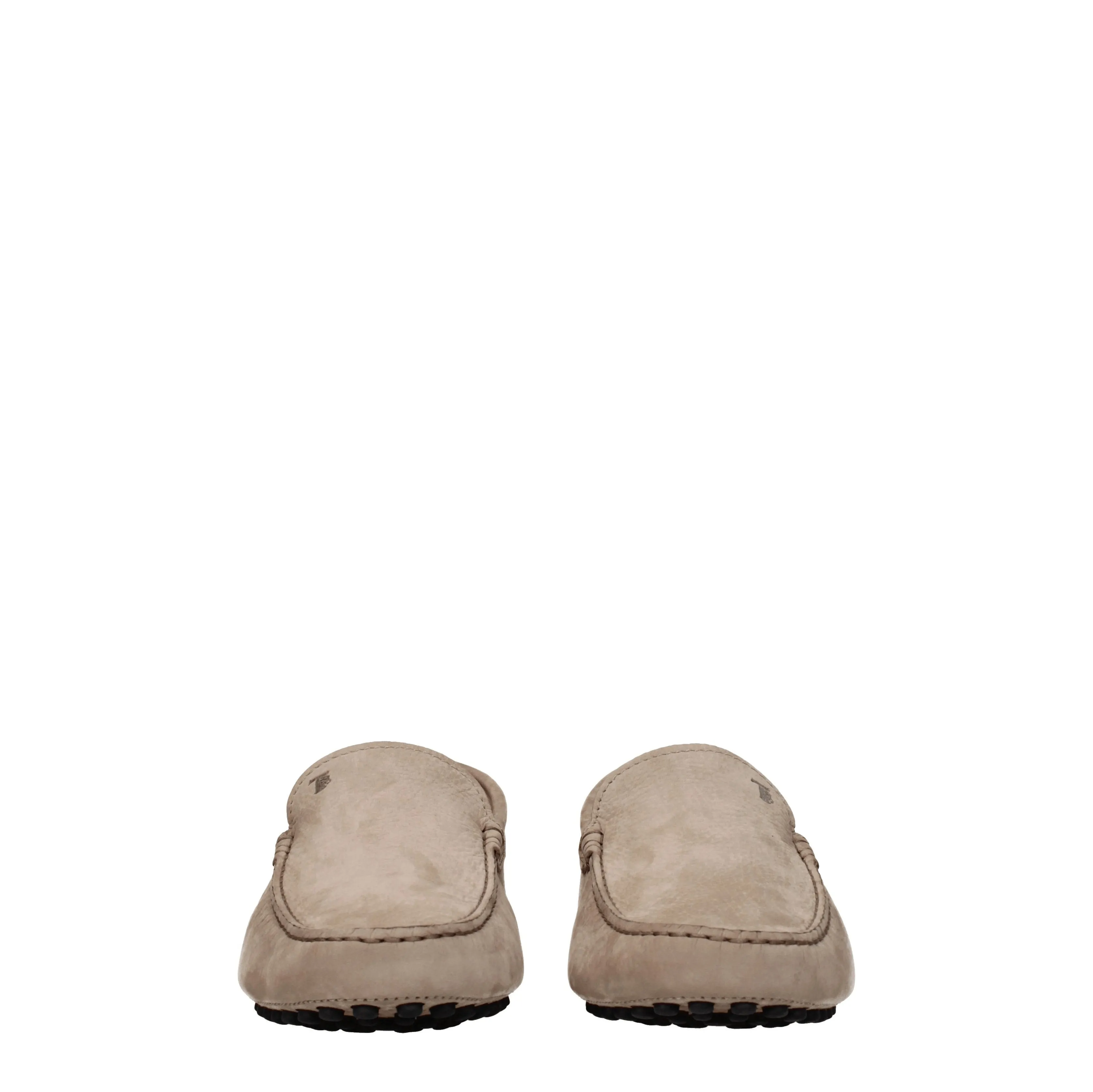 Tod's Mocassini Uomo Camoscio Beige/Creta