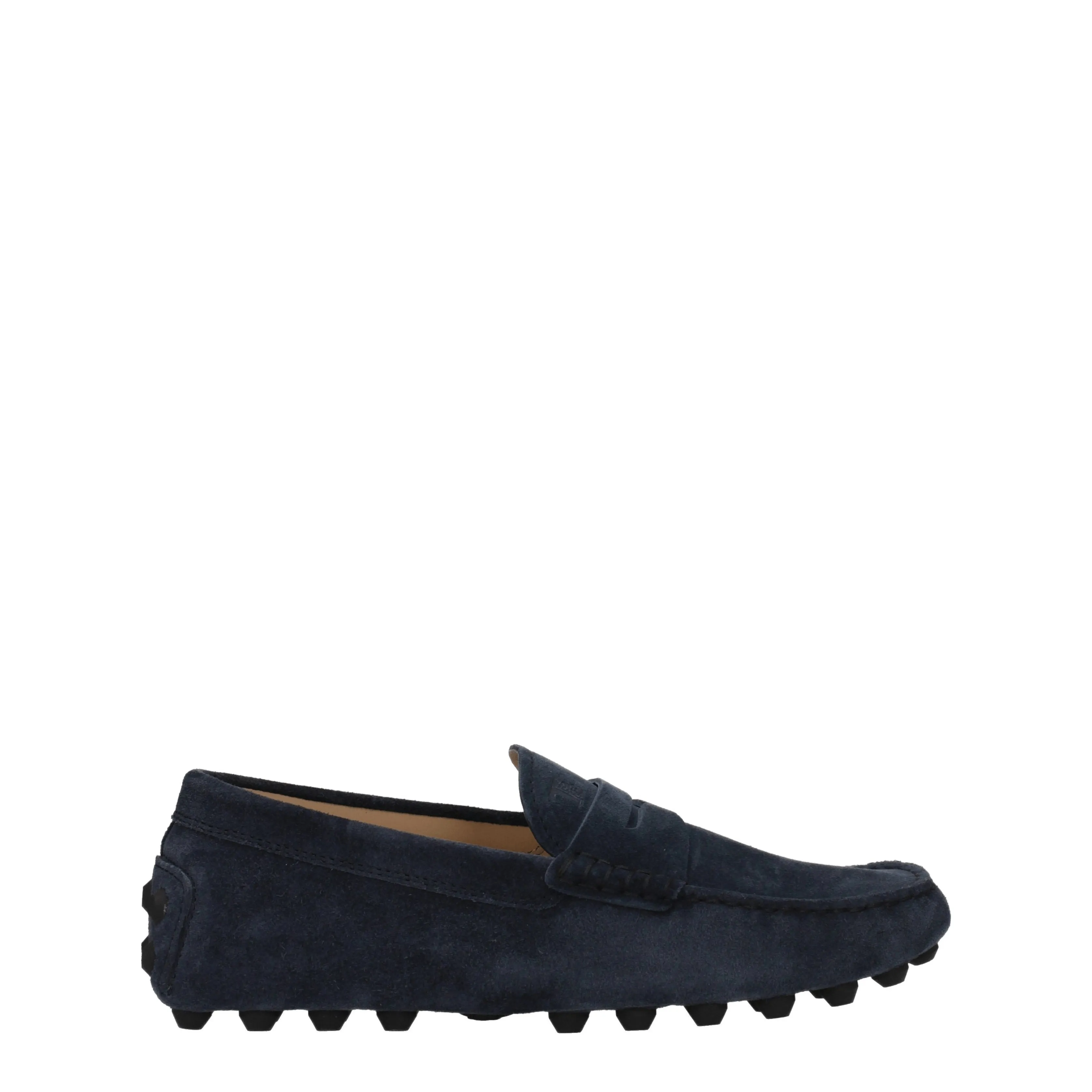 Tod's Mocassini Uomo Camoscio Blu/Blu Notte