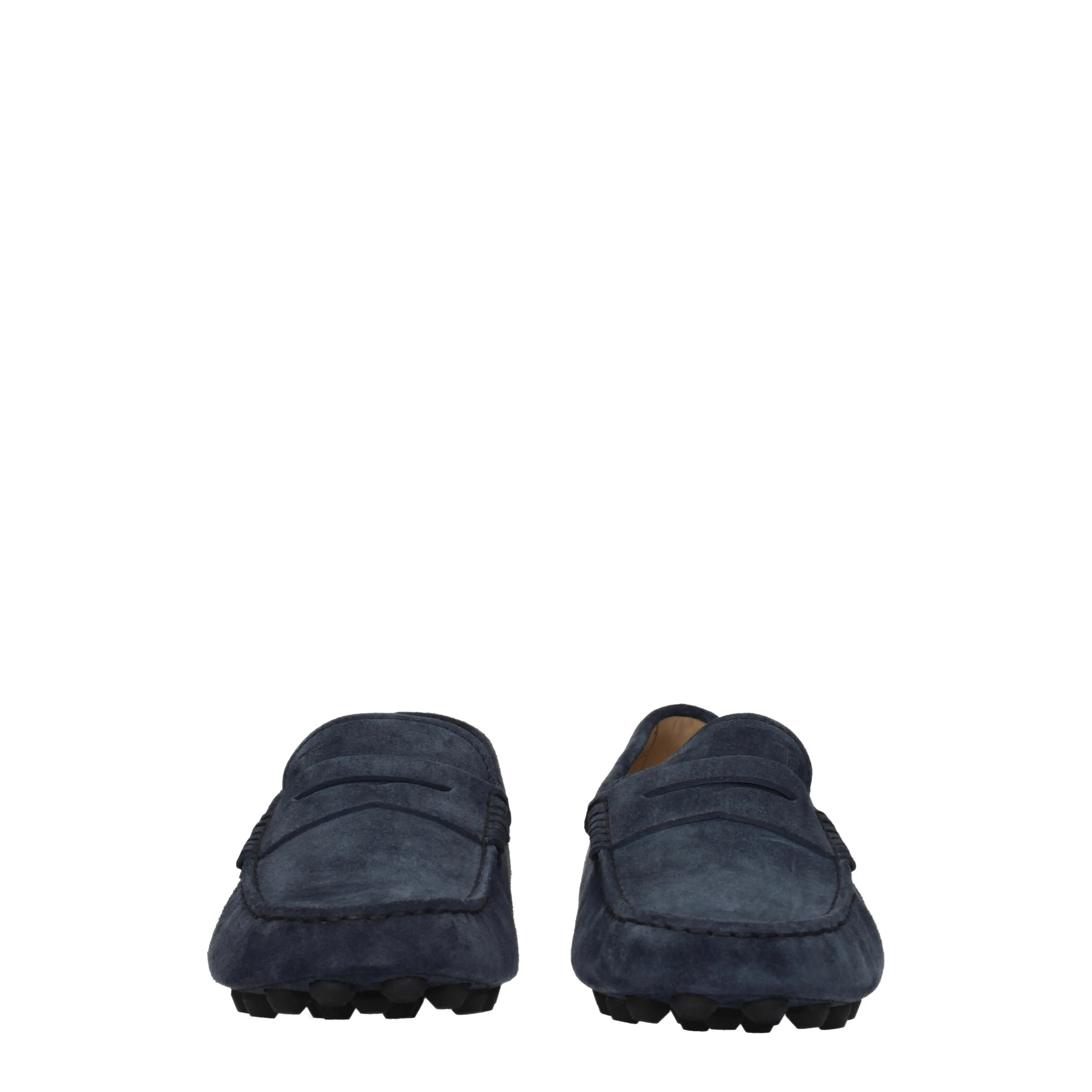 Tod's Mocassini Uomo Camoscio Blu/Blu Notte